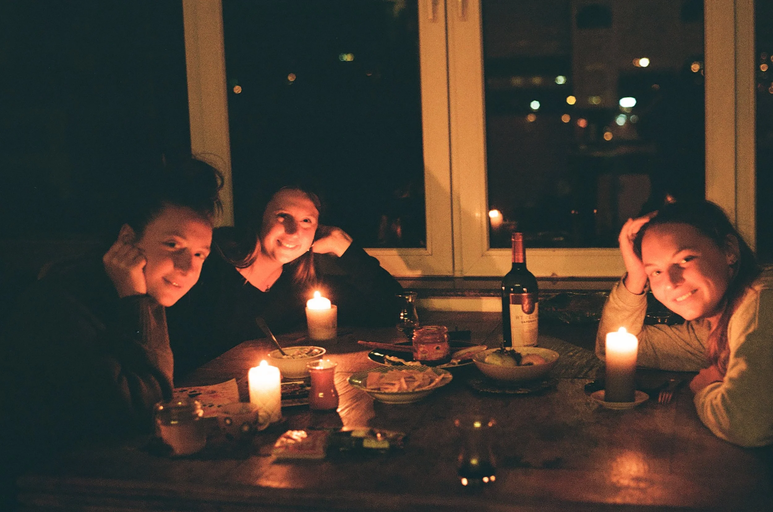 My final night in Tbilisi with these wonderful women who quickly became my family. Ana and Isa and Nastya. That night I cooked dinner (and really screwed it up I put so much cream into the curry it was hardly edible) but we didn't care we ate so much
