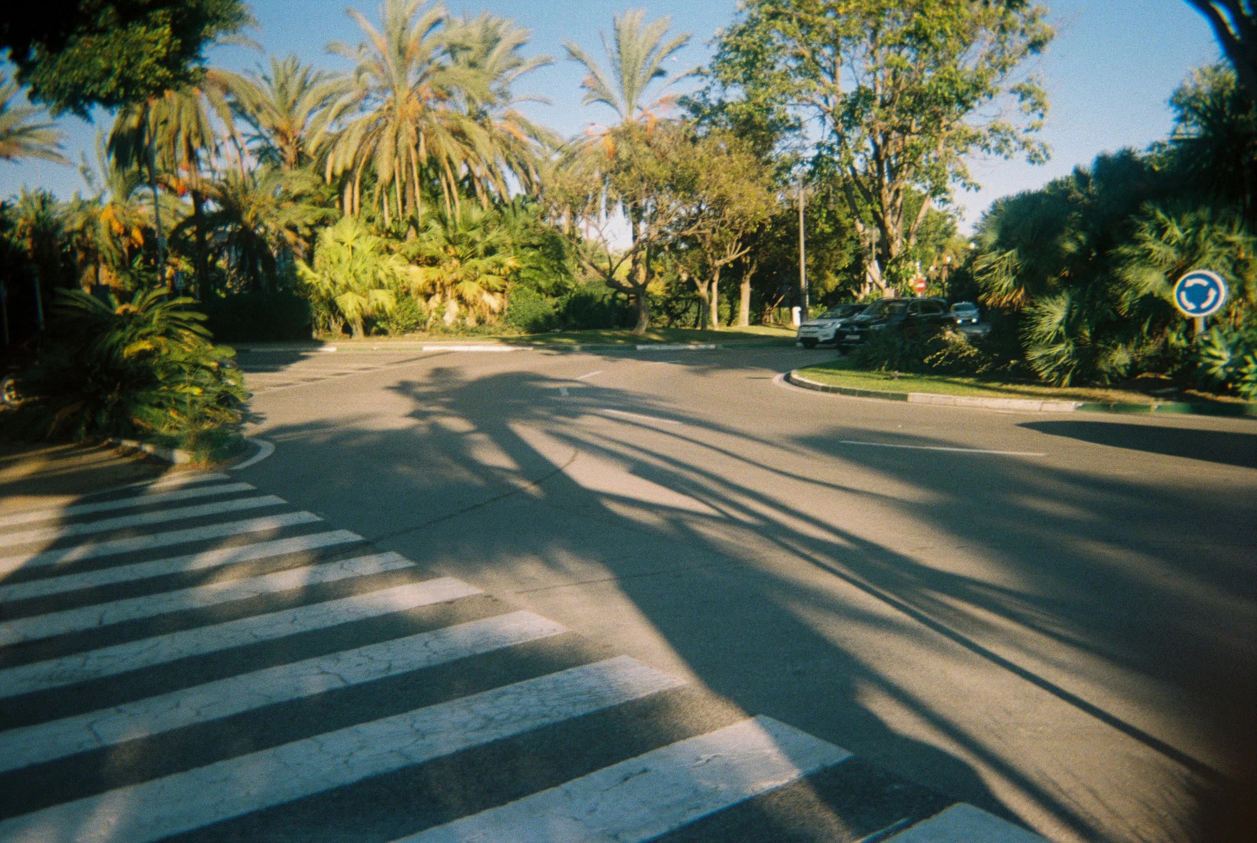 The bus takes us to another small town south along the coast and we are arriving in the golden hour. I feel limitations falling away, and our goal very close at hand. We are only two more busses away from Tarifa! 