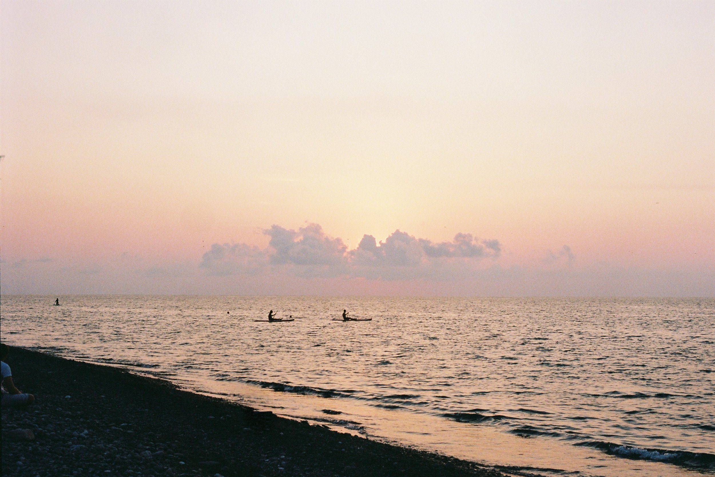 The Black Sea looking like a childrens book illustration. 