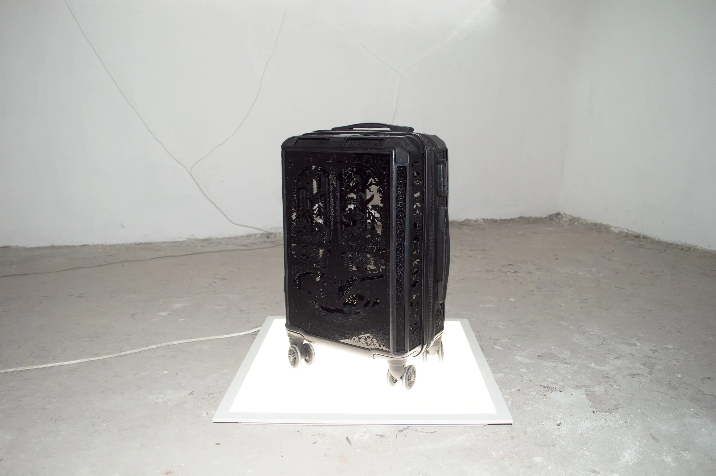 Installation view by Severin Hallauer from the open studio during Art Week CDMX, Obrera, Mexico City, 2026.