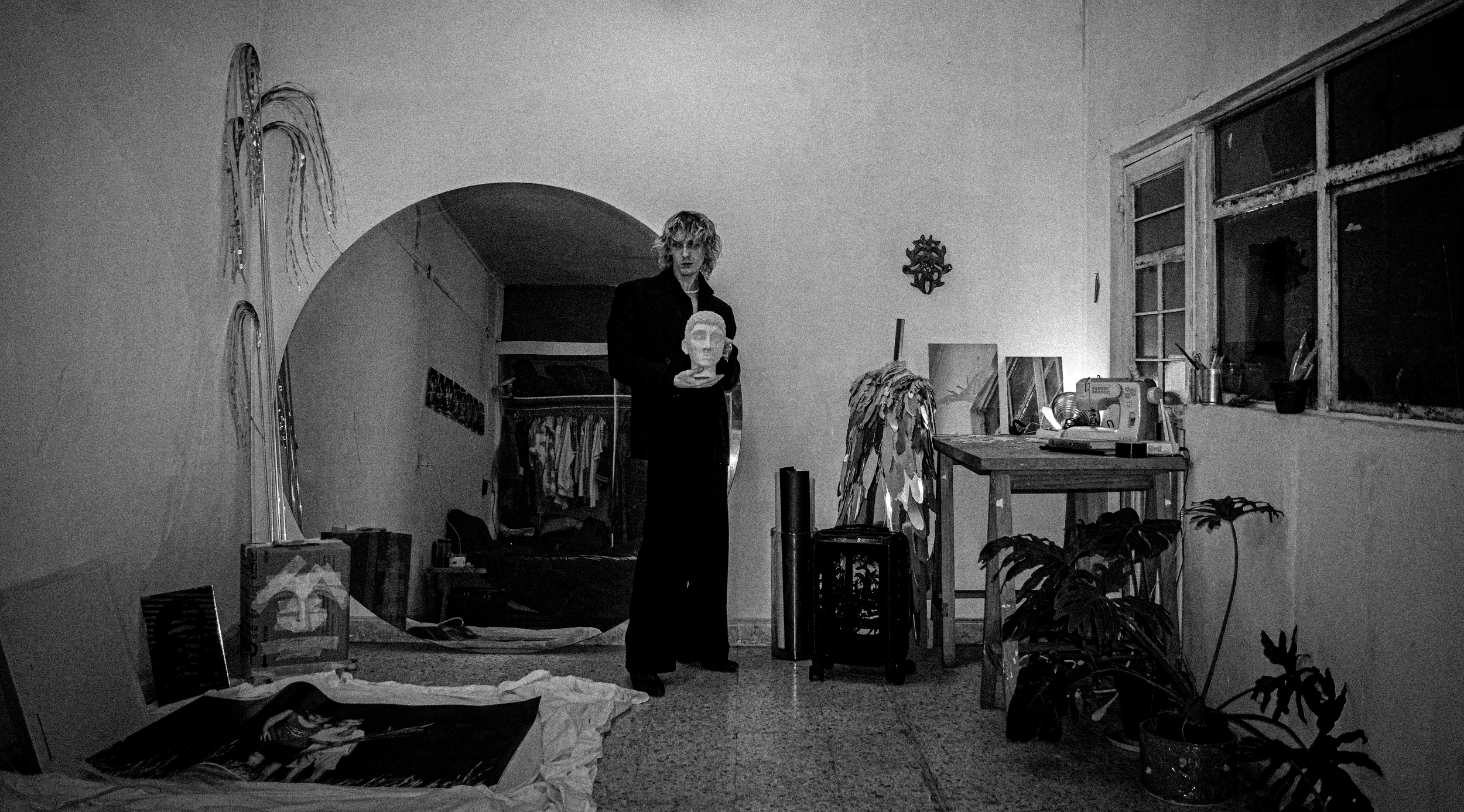 Severin Hallauer Artists in his Studio in Mexico City 2026