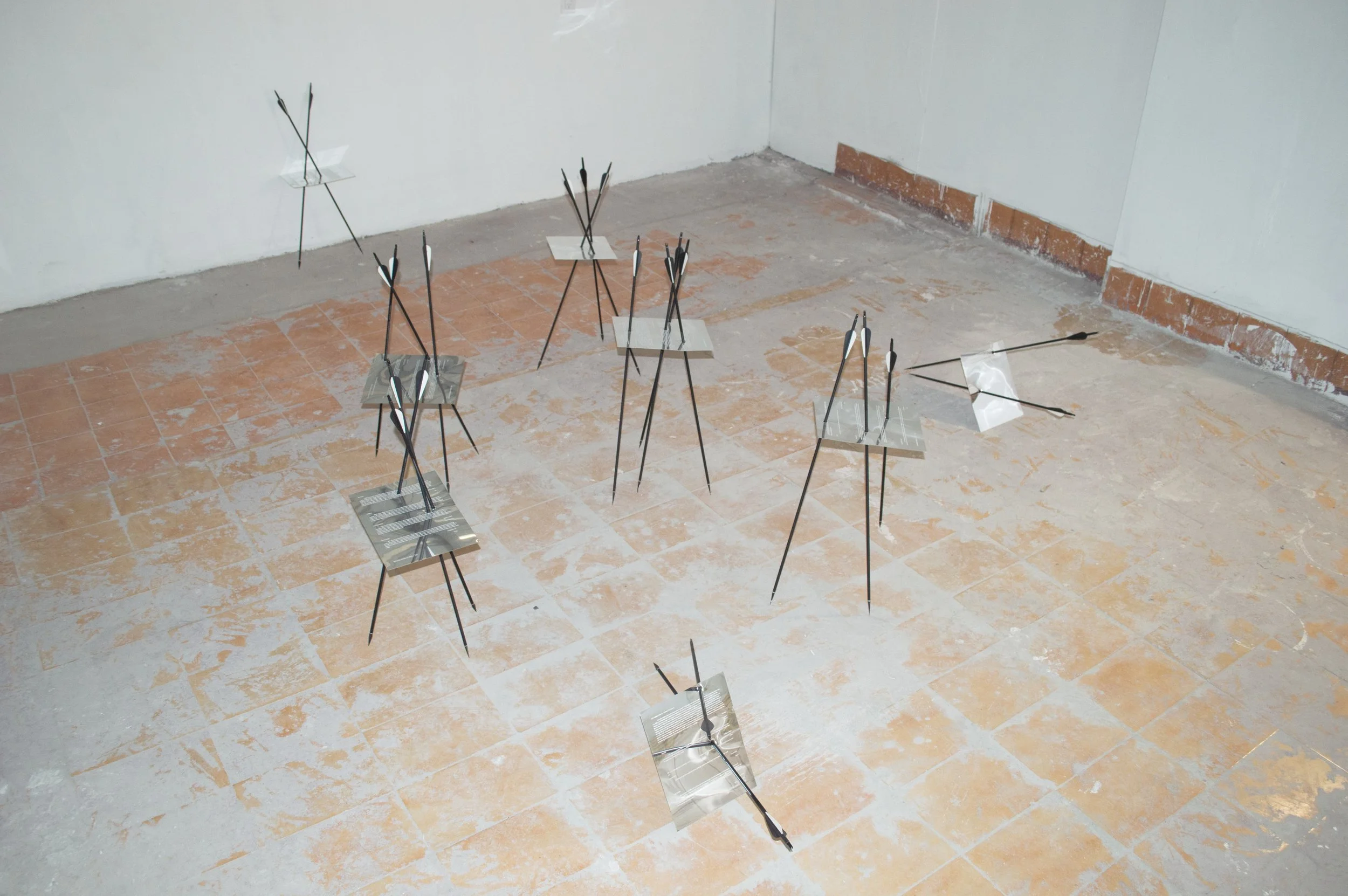 Installation view by Severin Hallauer, open studio during Art Week CDMX, Obrera, Mexico City, 2026.
