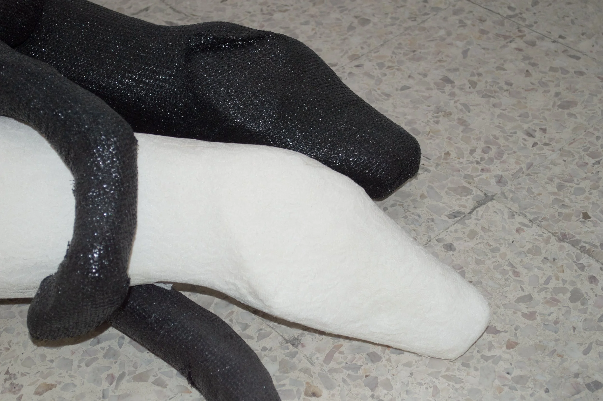 Installation view by Severin Hallauer from the open studio during Art Week CDMX, Obrera, Mexico City, 2026.