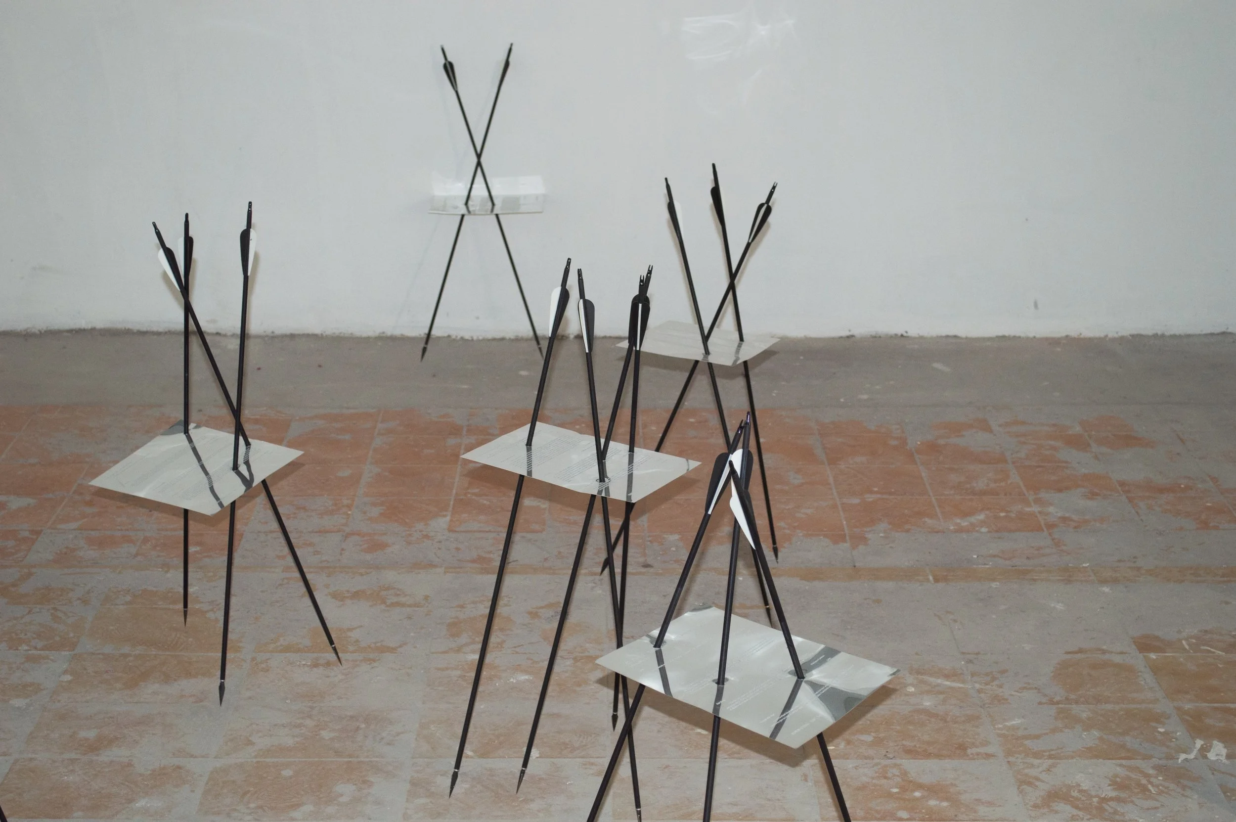 Installation view by Severin Hallauer from the open studio during Art Week CDMX, Obrera, Mexico City, 2026.