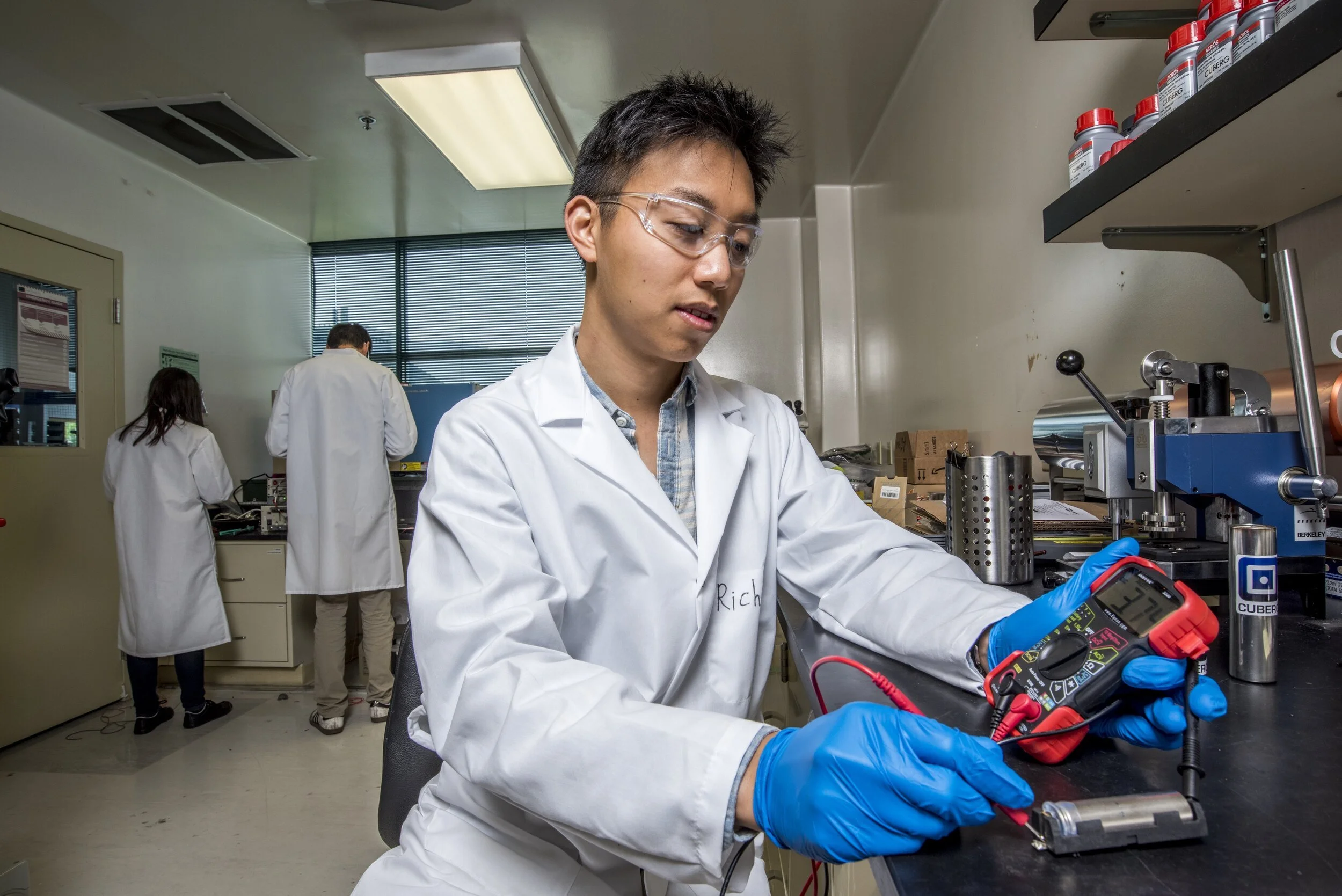 Richard Wang at Lawrence Berkeley National Laboratory, 2017