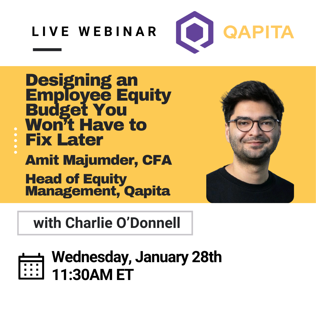 Webinar: Designing an Employee Equity Budget You Won’t Have to Fix Later