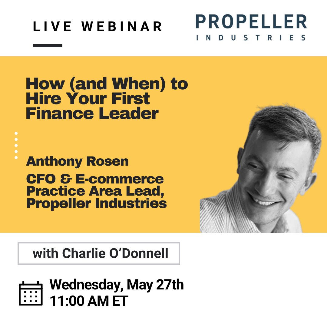 Webinar: Webinar: How (and When) to Hire Your First Finance Leader
