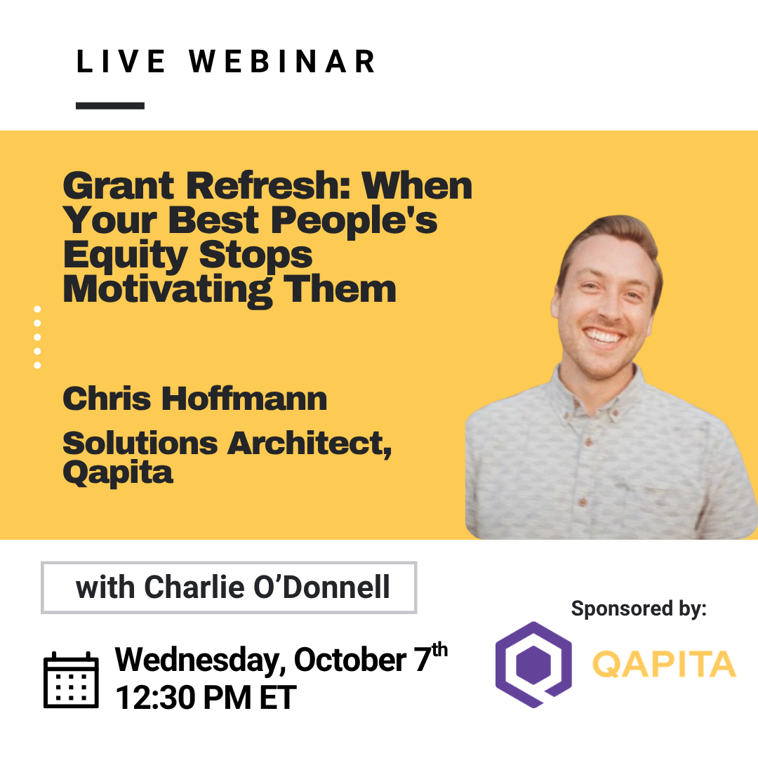[Webinar] Grant Refresh: When Your Best People's Equity Stops Motivating Them
