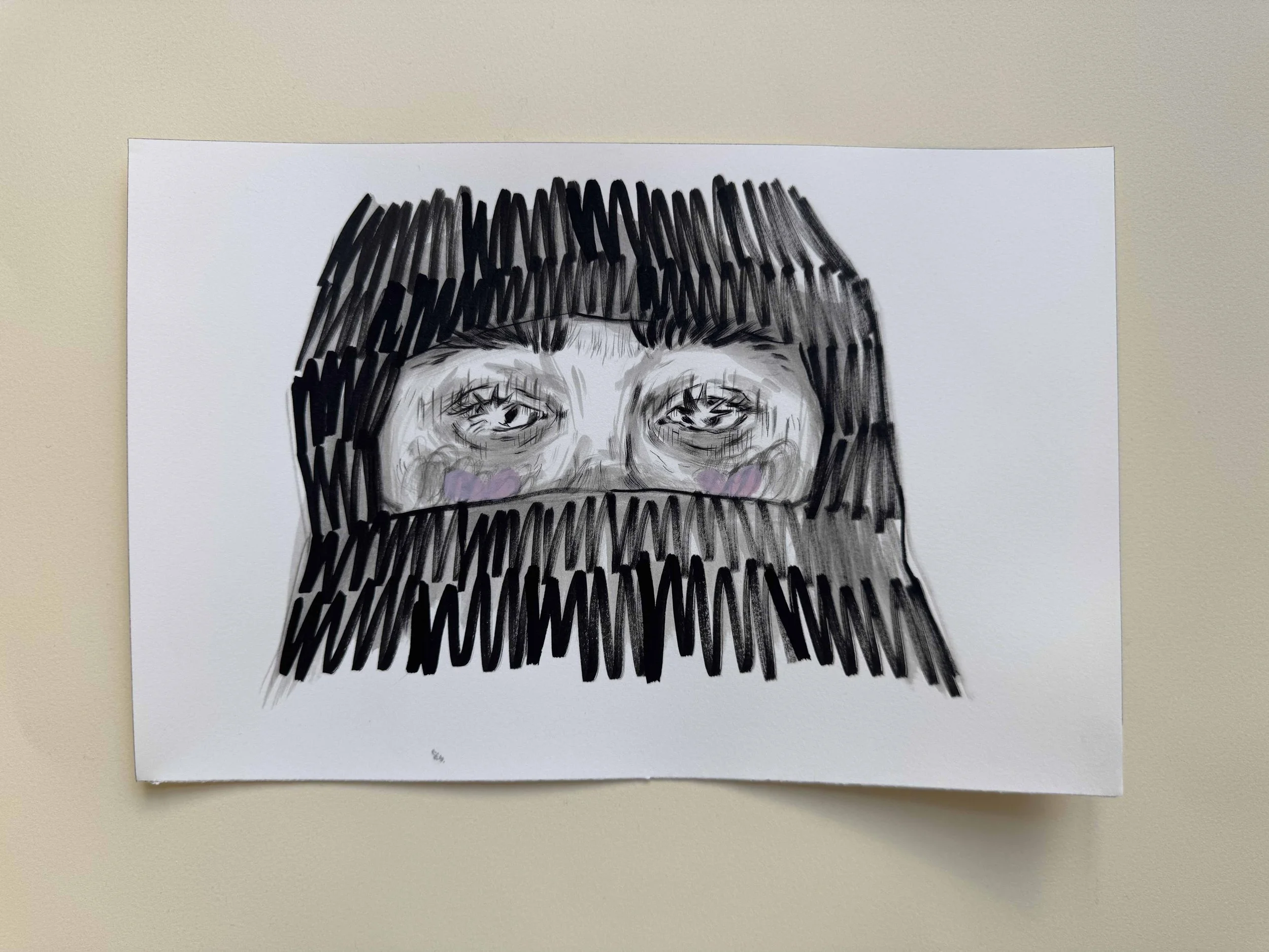 Blush, 12 x 8 inches