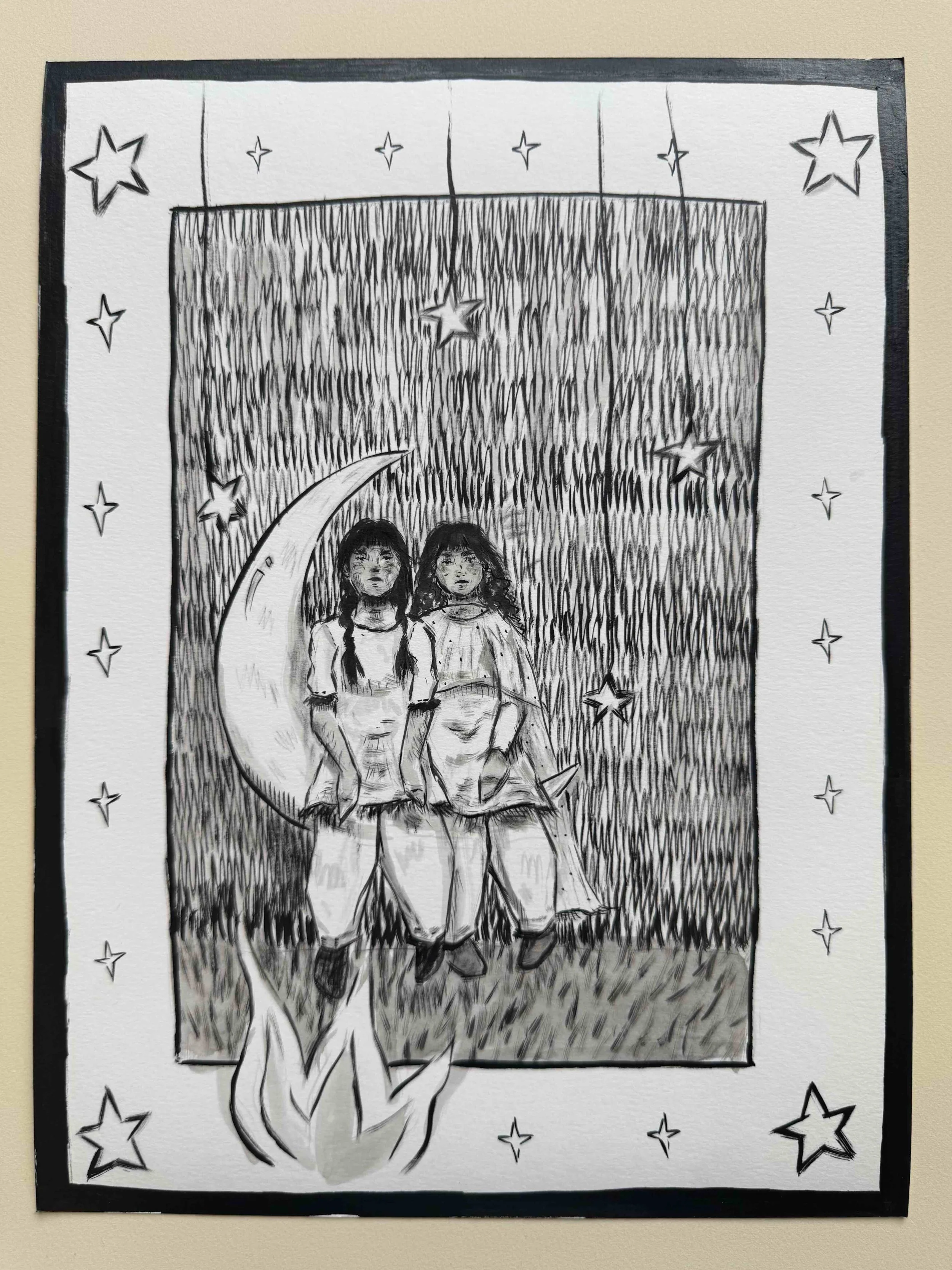 Chaandni, 12 x 9 inches