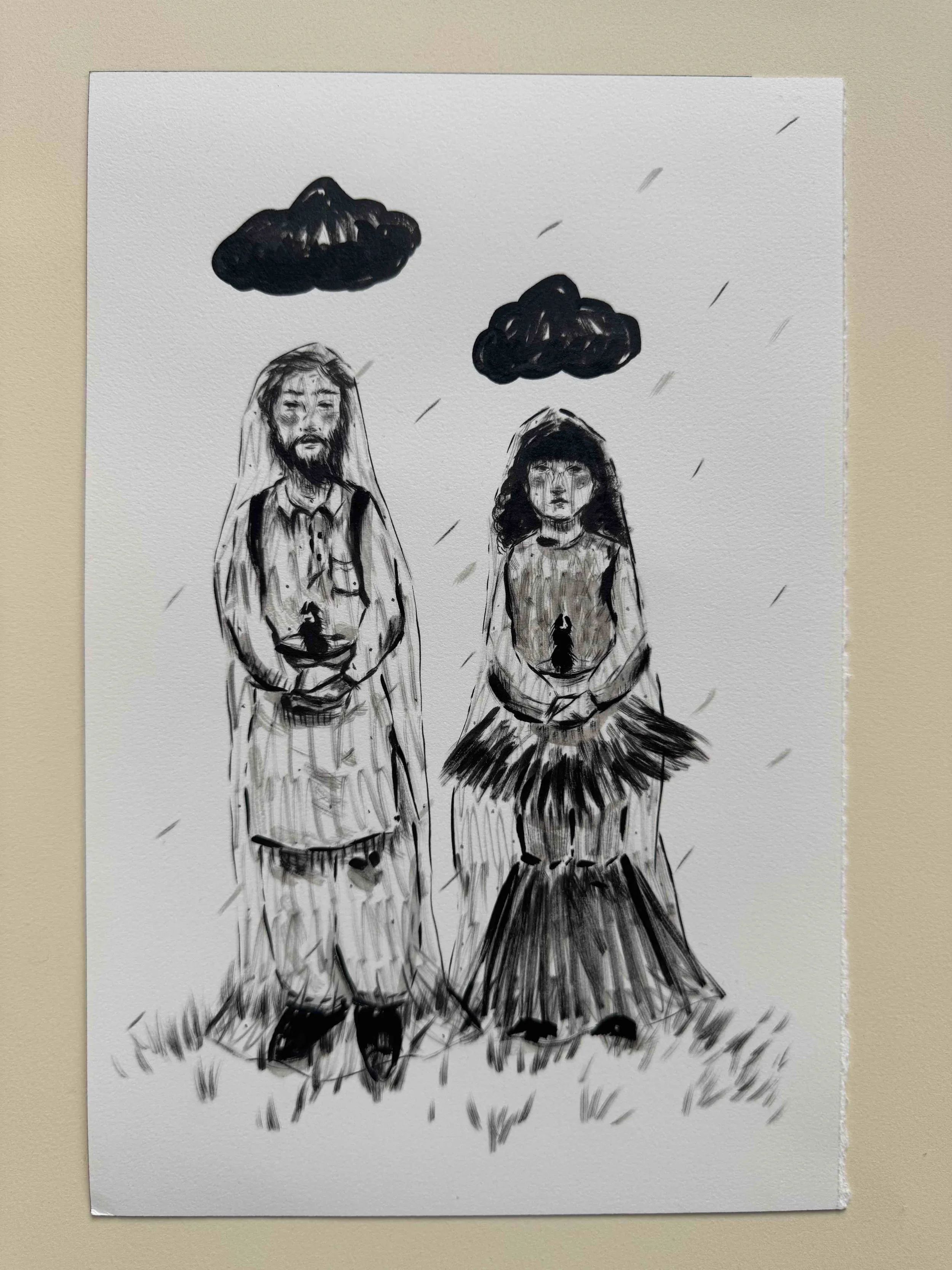 The wedding Portrait, 12 x 8 inches