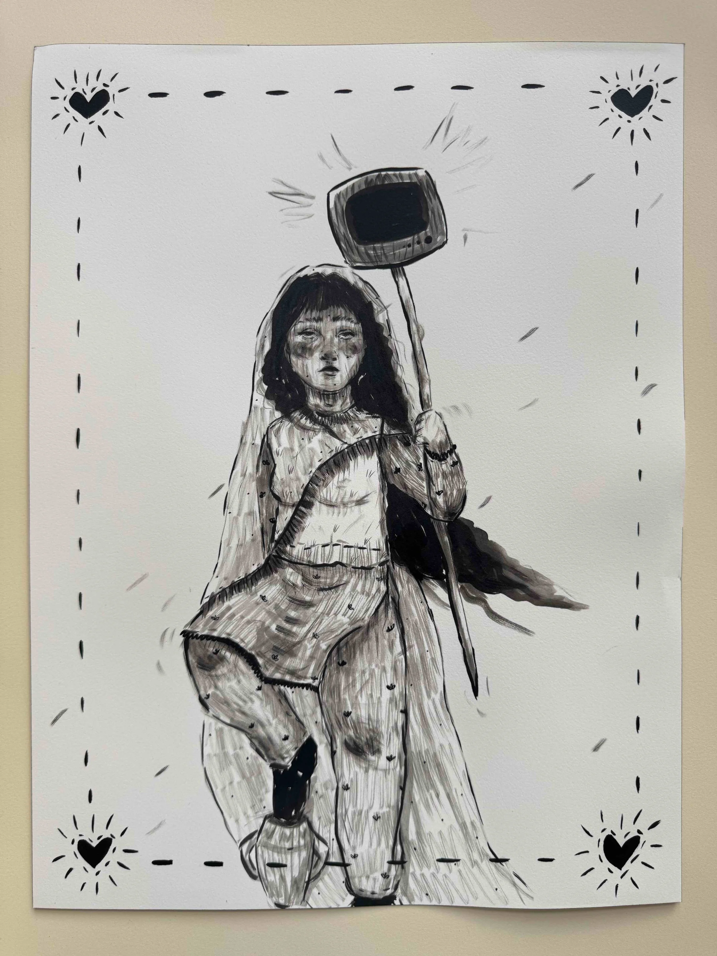 conqueror, 16 x 12 inches