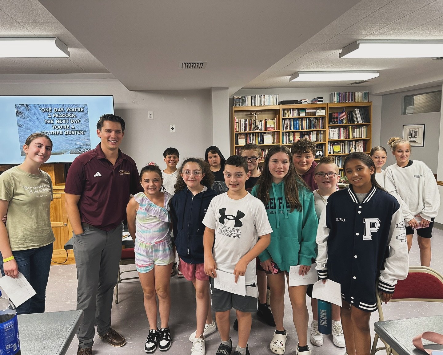Leadership Seminar began tonight at St Clare&rsquo;s 🙏✝️ see everyone next Wednesday!