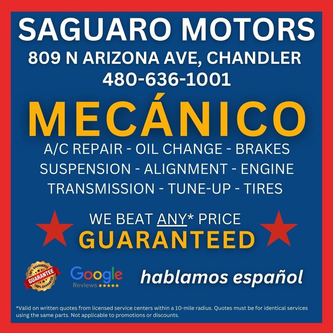 Los mejores mec&aacute;nicos en Chandler.