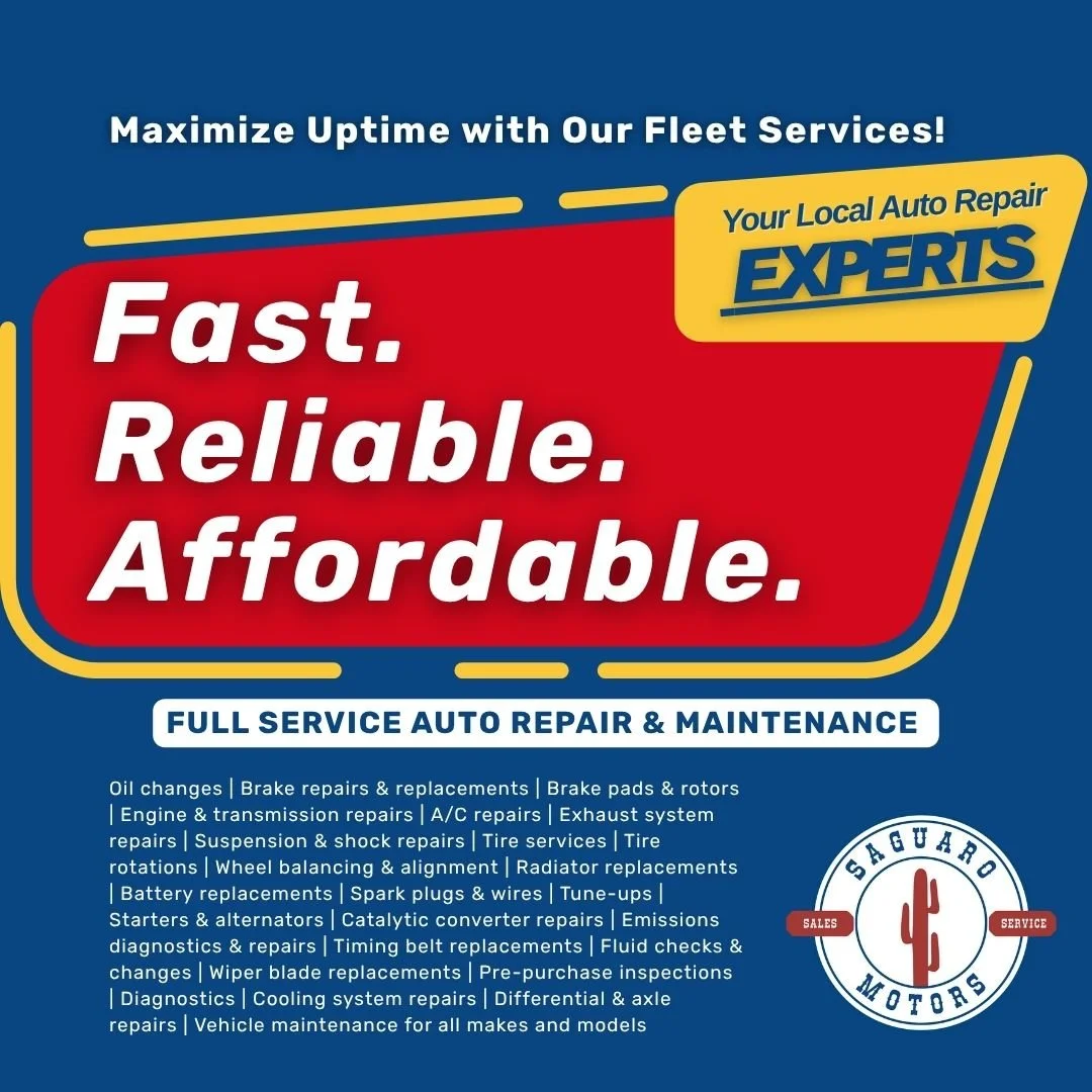 Your trusted auto repair experts! 
From routine maintenance to major repairs, we&rsquo;ve got you covered with reliable, honest service every time. Stop by today and experience why our customers keep coming back!
📍 809 N Arizona Ave, Chandler, AZ
📞