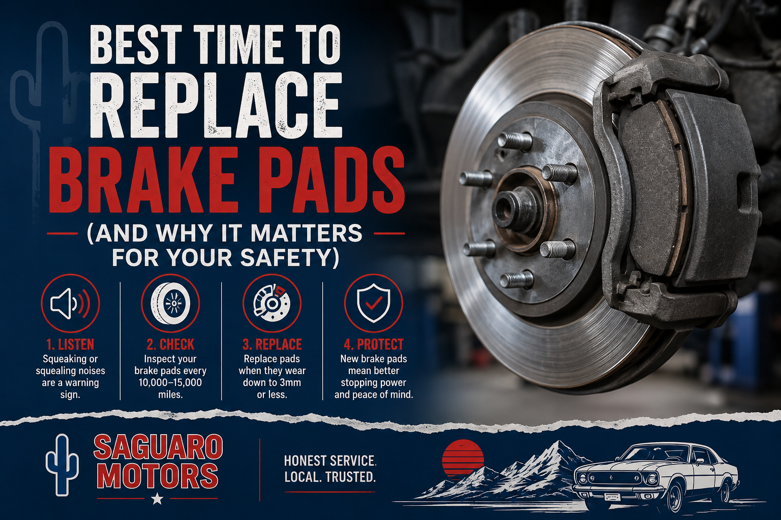 Best Time to Replace Brake Pads (And Why It Matters for Your Safety)