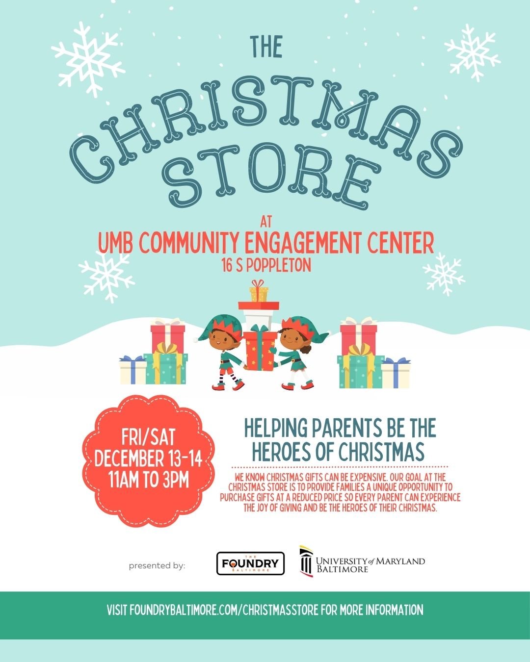 The Christmas Store is one month away.  You can help us help  parents be the heroes of Christmas this year by:
1. Donating new, unwrapped toys
2. Volunteering to help at the store
3. Sharing this post to let others know about The Christmas Store.

go