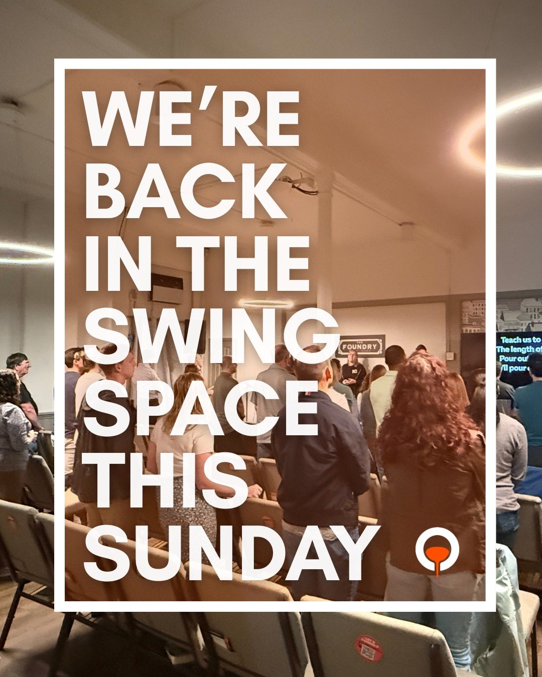 This Sunday, June 15th, our worship gatherings are  returning to our Swing Space. Join us on the first floor of our building at 9:30 or 11 am.  This week, we have some friends from @worldrelief joining us.