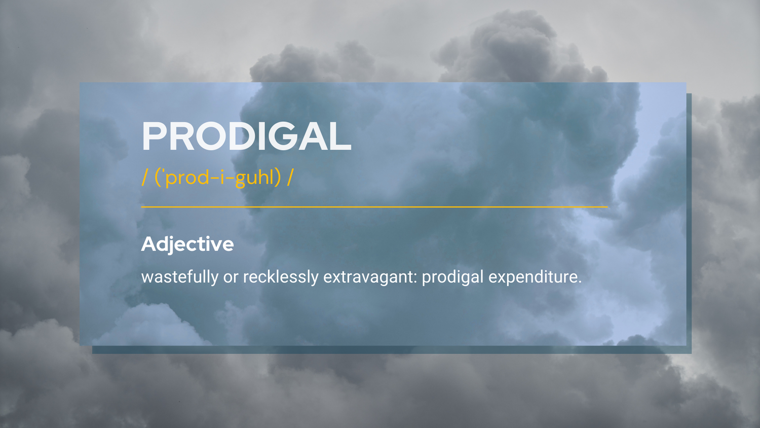 Prodigal: The Younger Brother