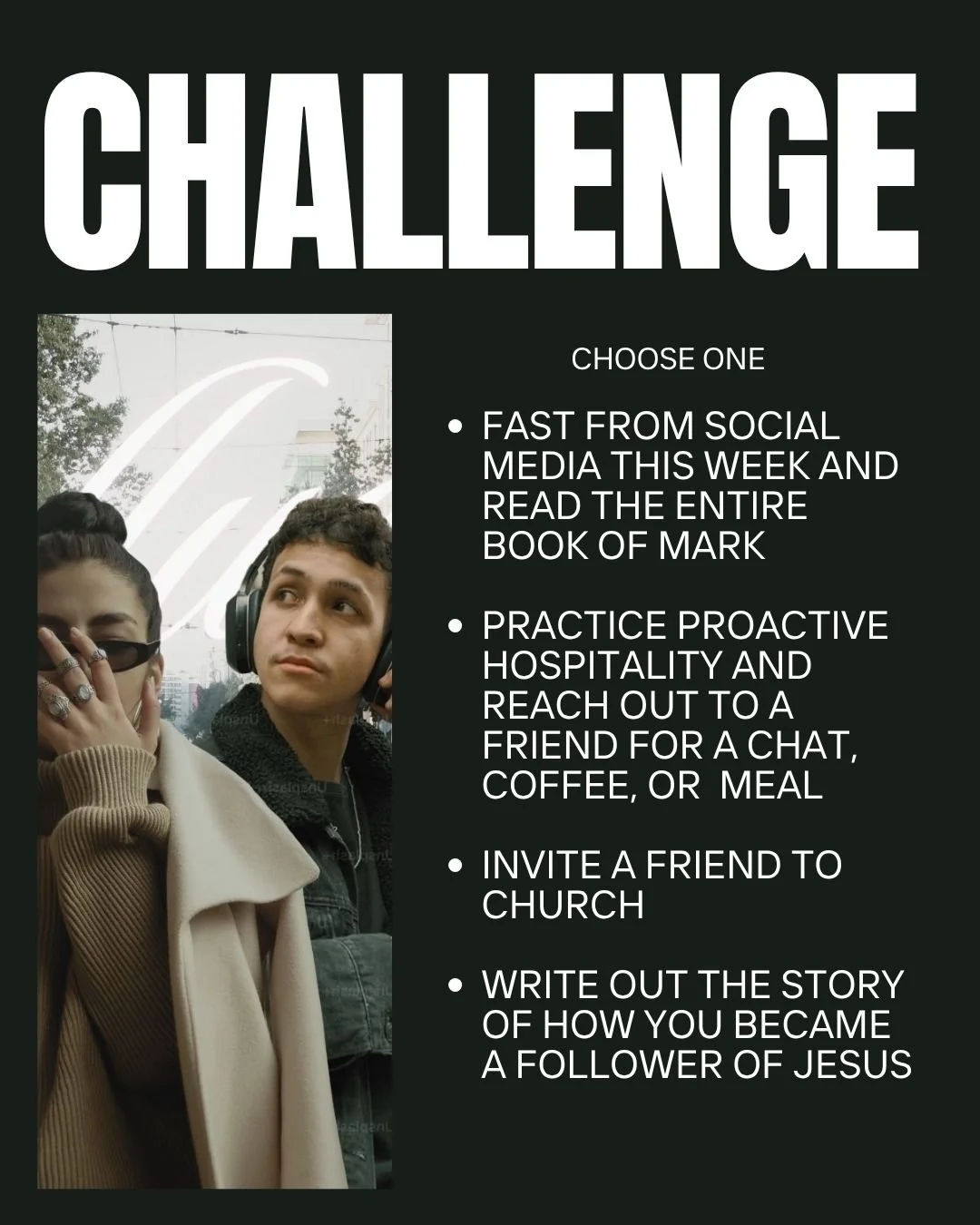 Yesterday, Scott issued these influencer challenges. Which one are you going to try out this week?