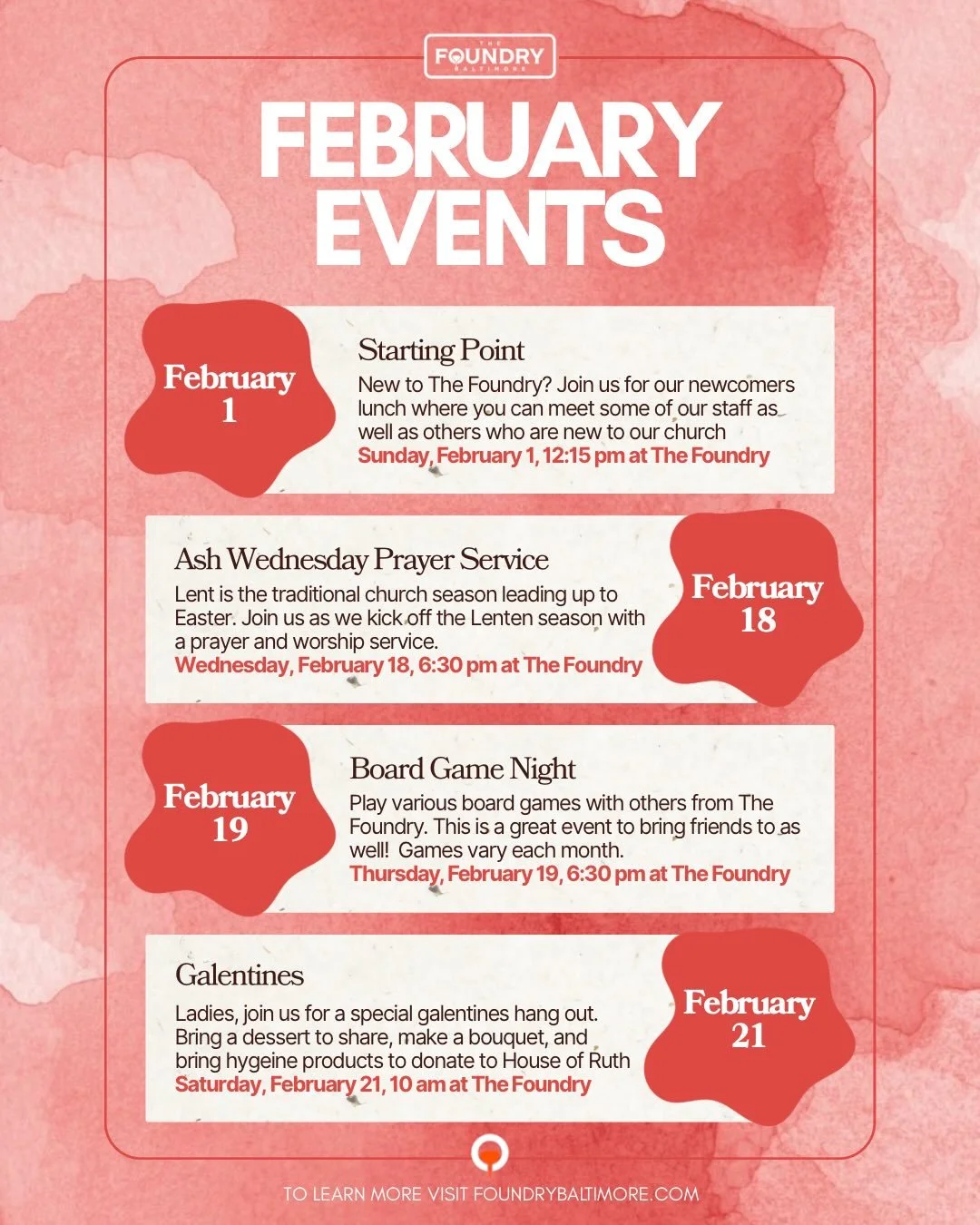 February at The Foundry