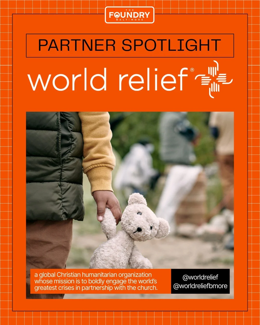 On Sunday, we heard from our partners at @worldreliefbmore an organization our church supports. Check out how you can get more involved in their mission to boldly engage the world's greatest crises in partnership with the church. 
Learn more about Wo