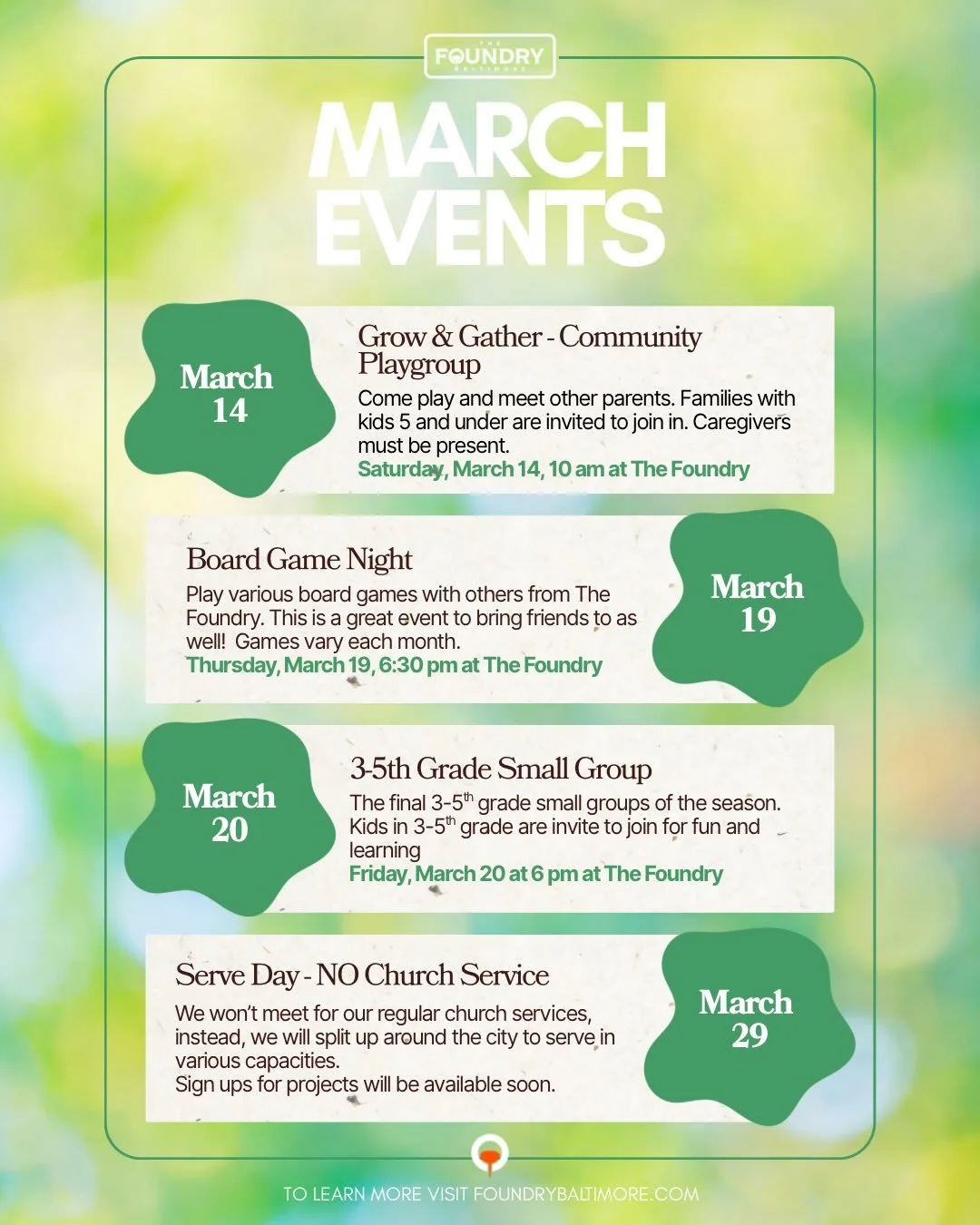 March at The Foundry.