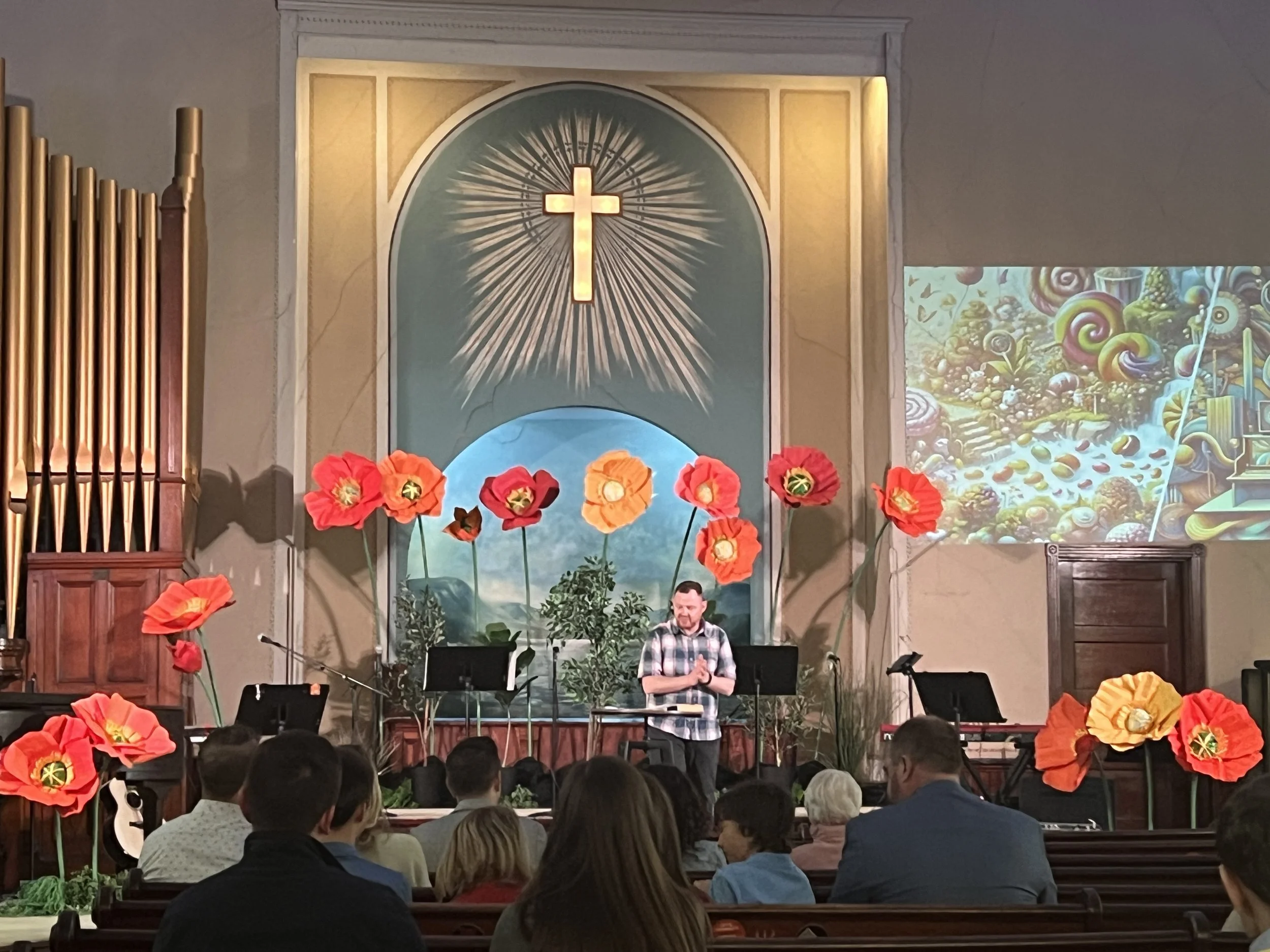 Easter church service