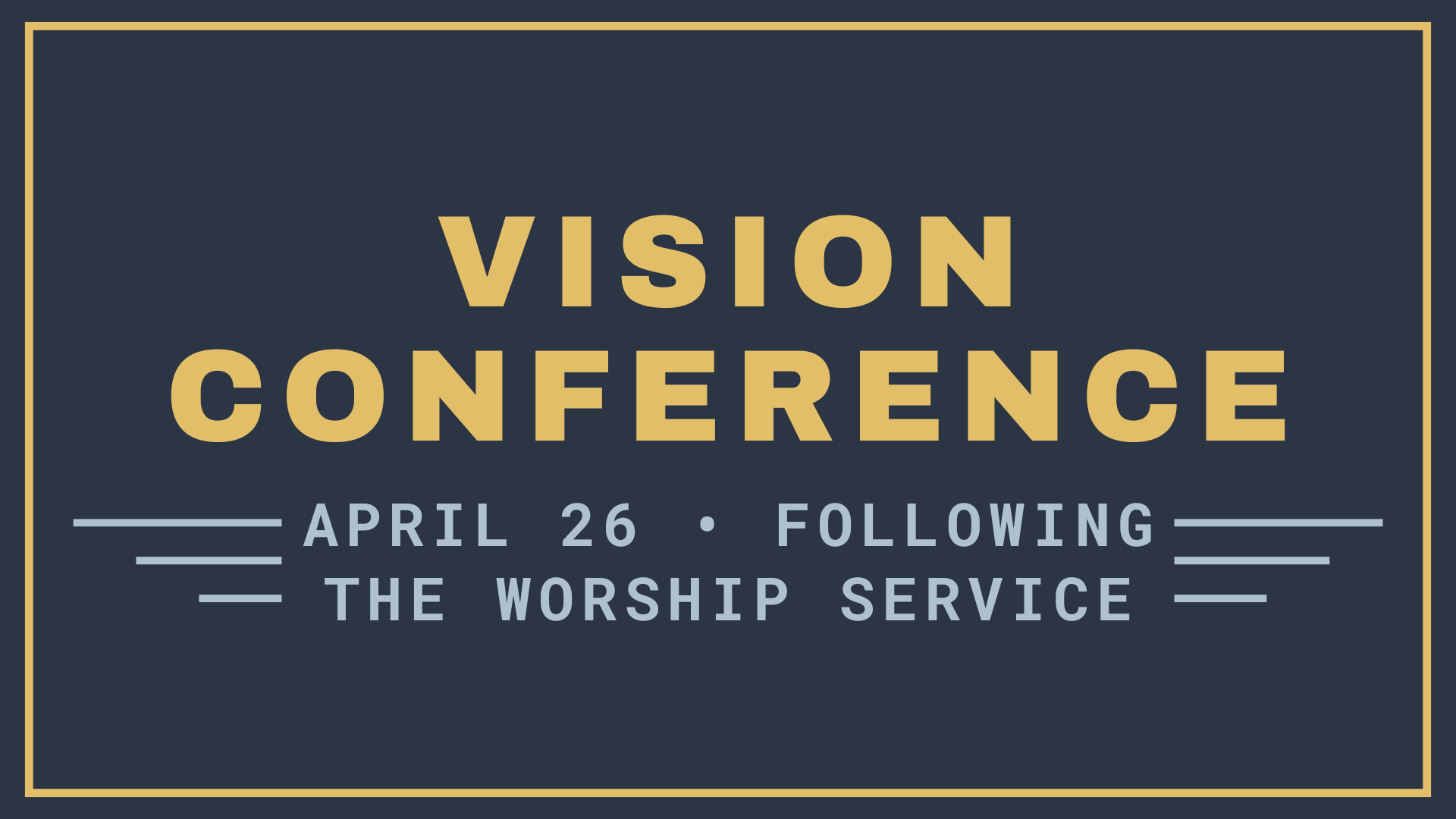 Vision Conference