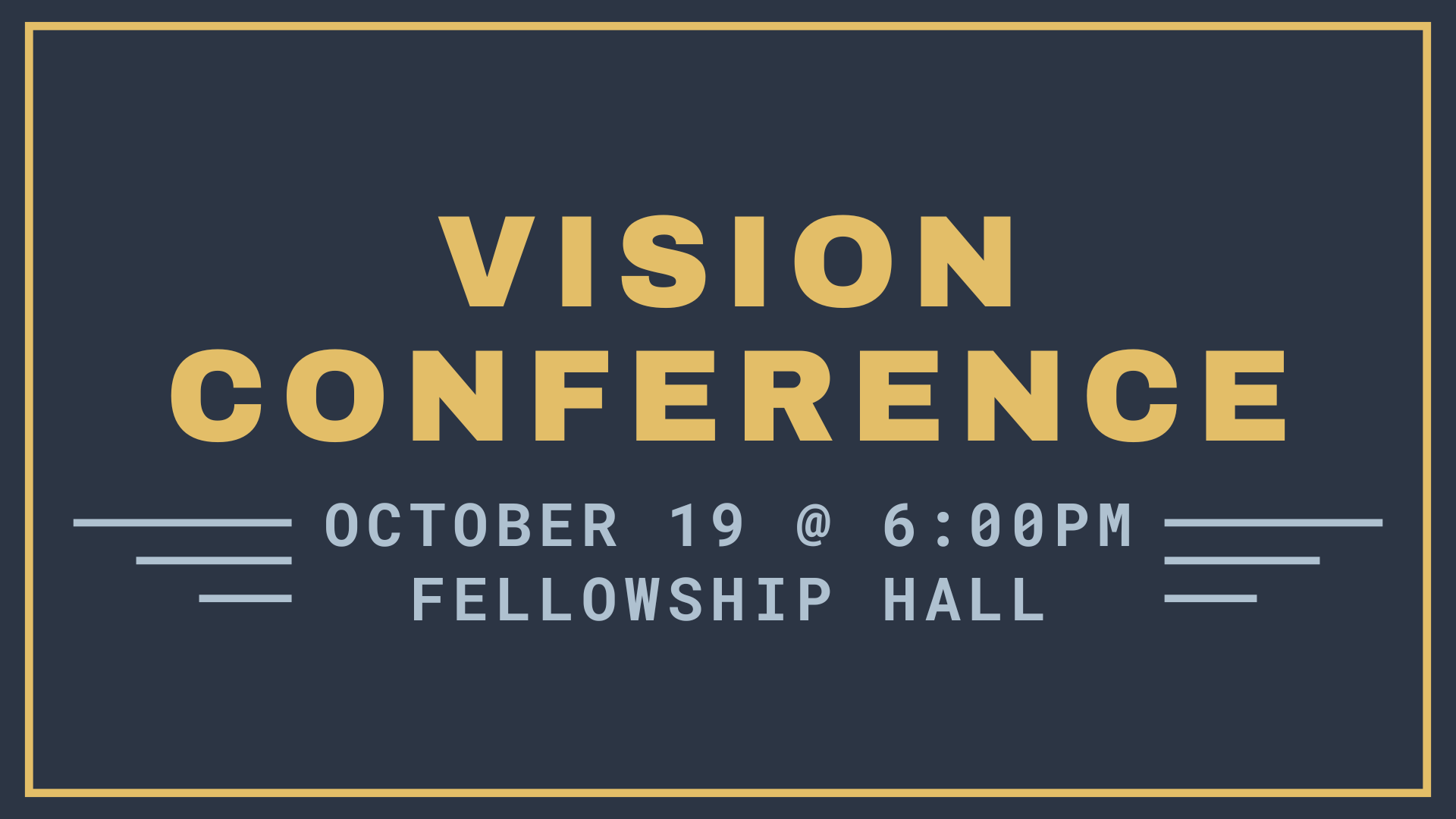 Vision Conference