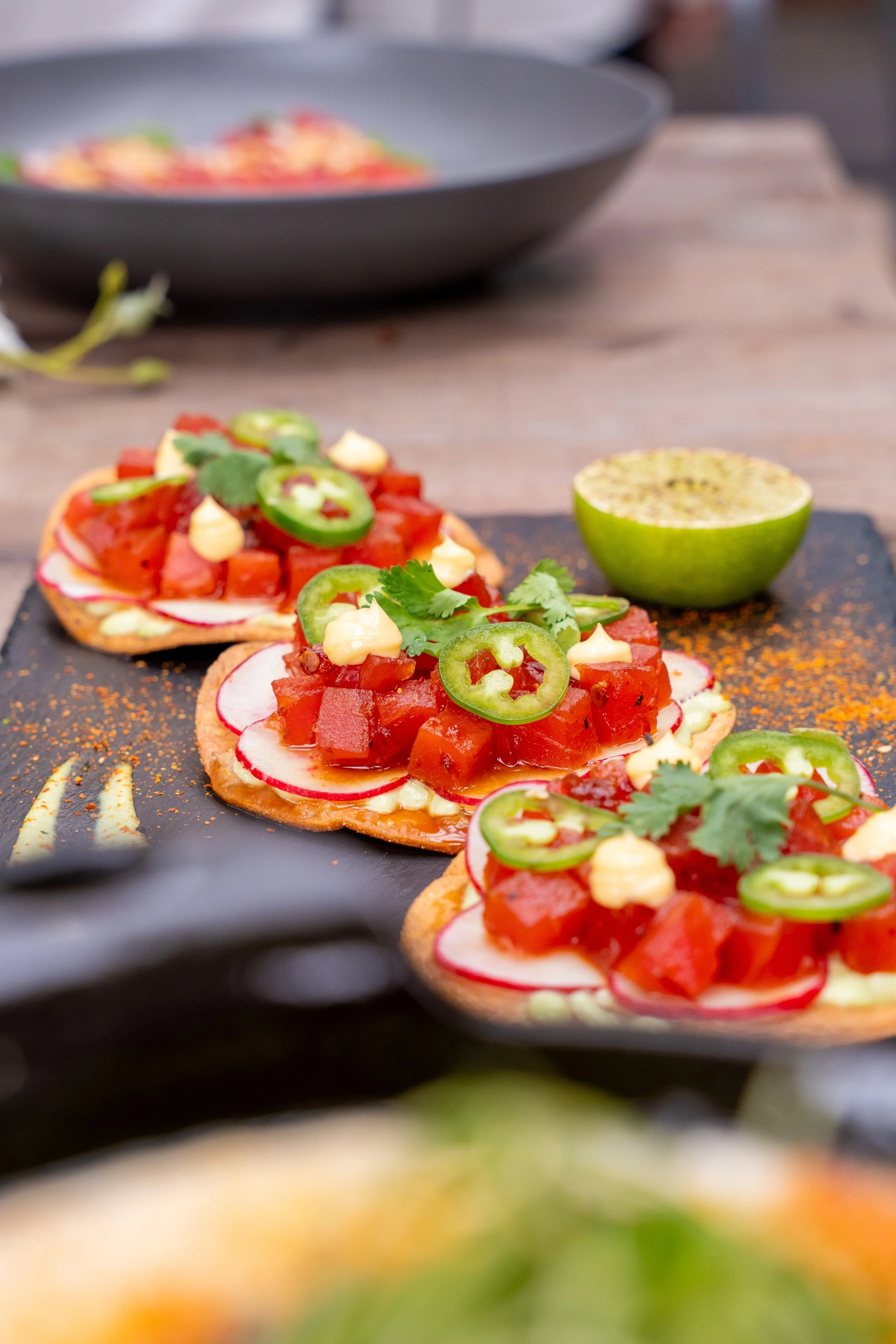 Tuna Tostada