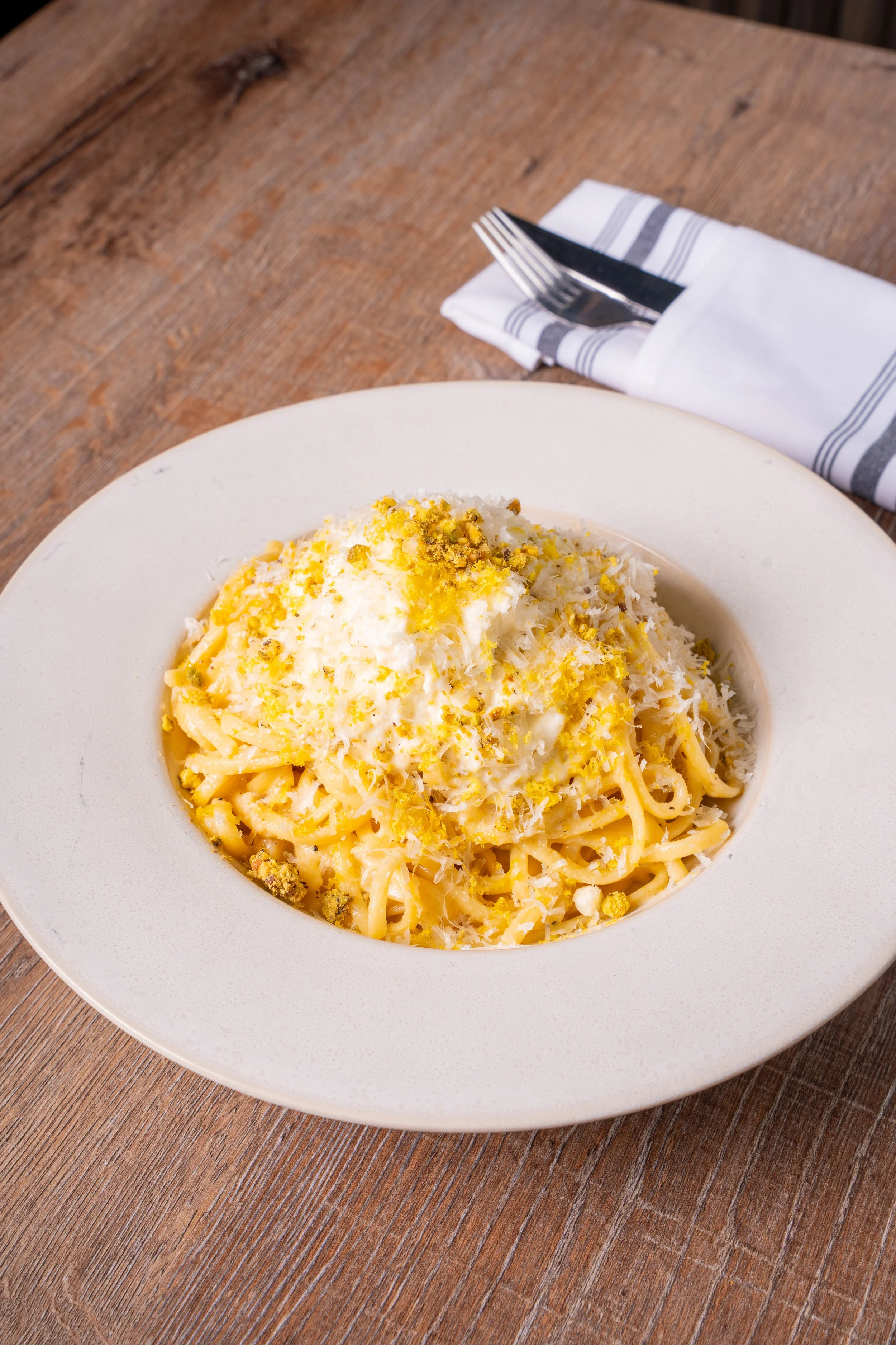 Lemon Cream Linguine
