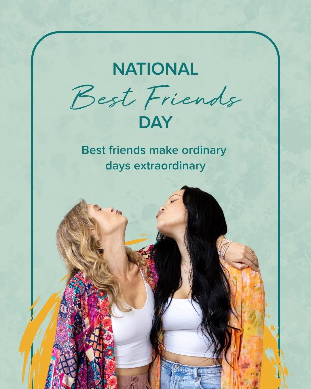 Giving all our besties a hug today &amp; everyday! 🫶🌈☀️

#nationalbestfriendsday #spirituallycurious