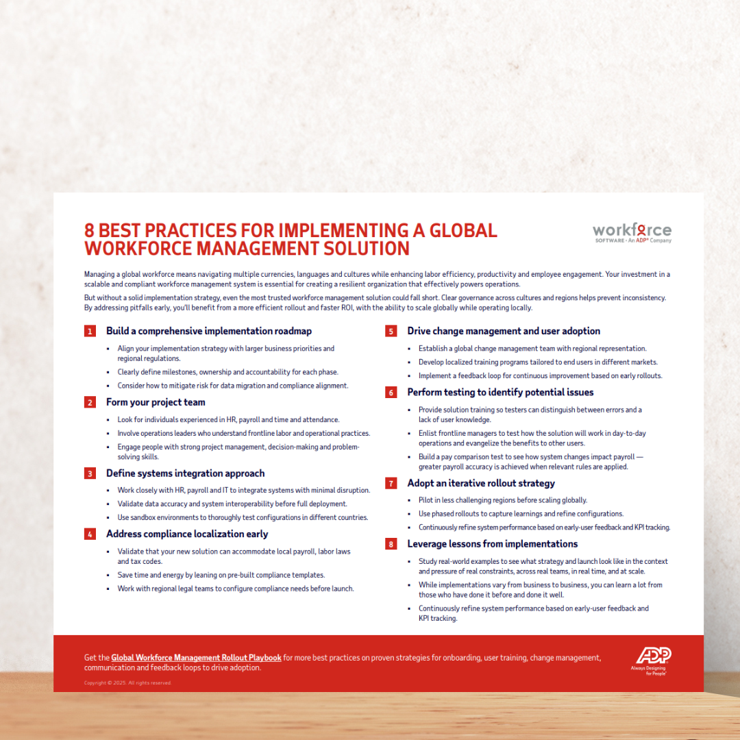 8 BEST PRACTICES FOR IMPLEMENTING