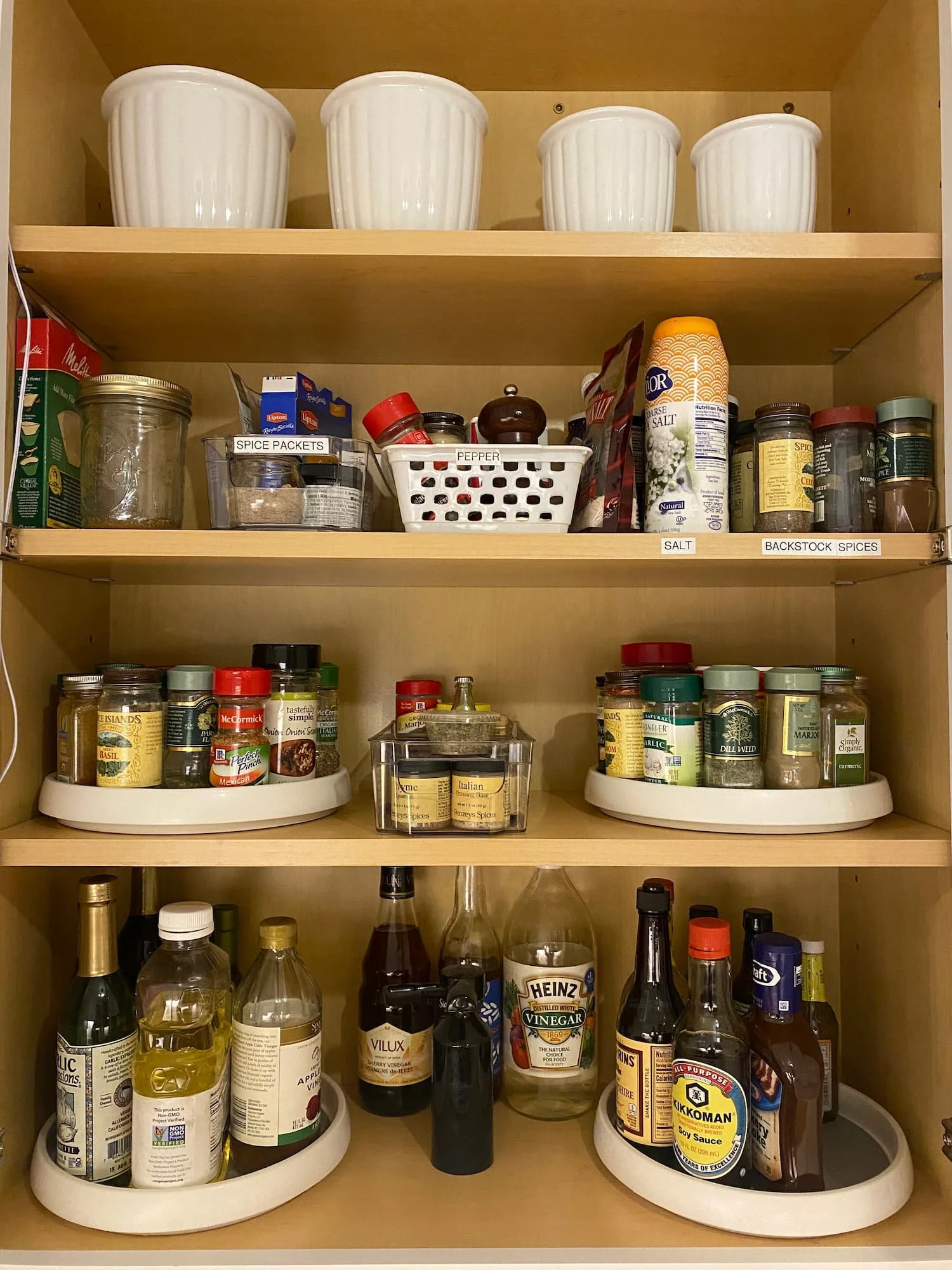 after - kitchen shelves