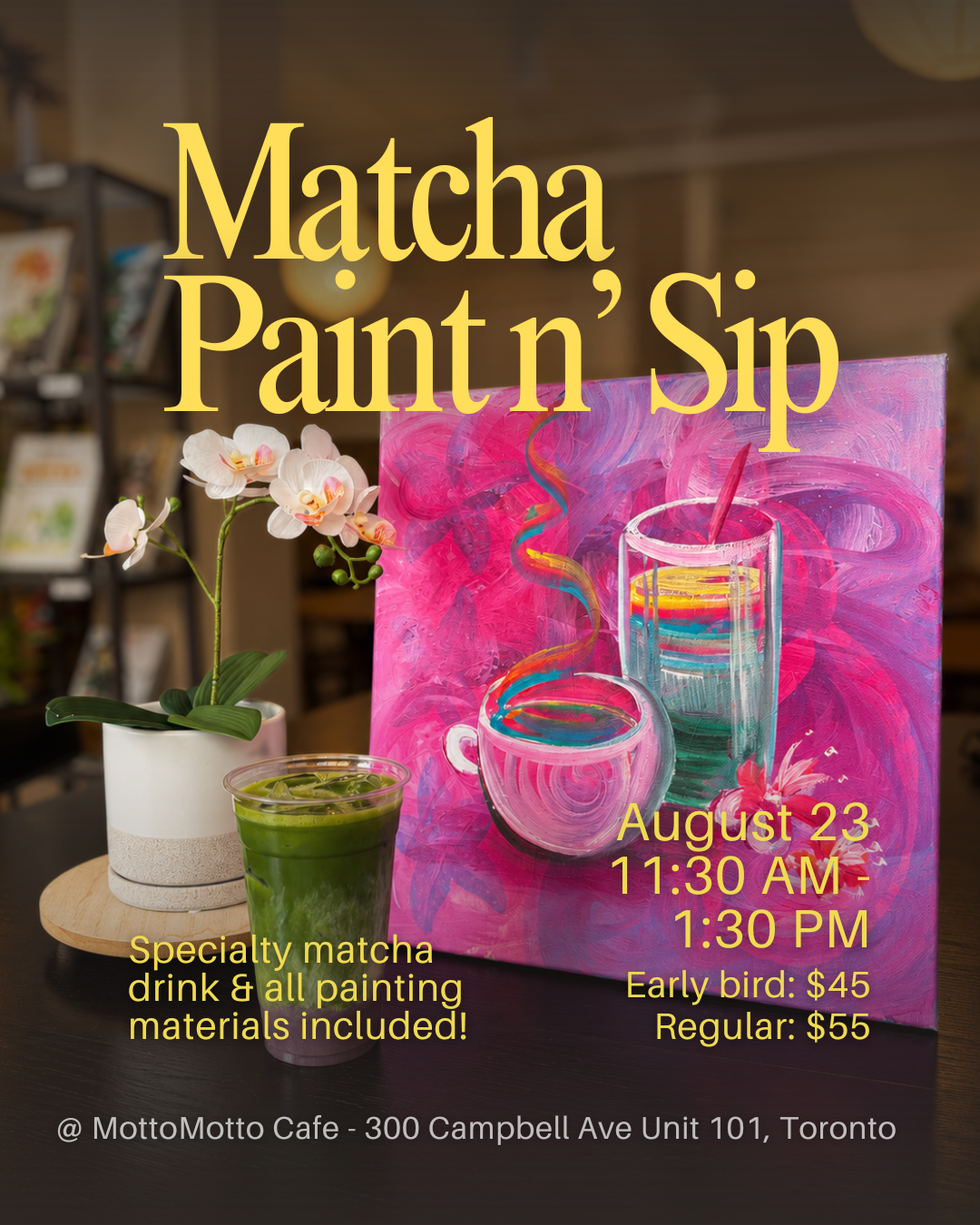 Matcha Paint n' Sip