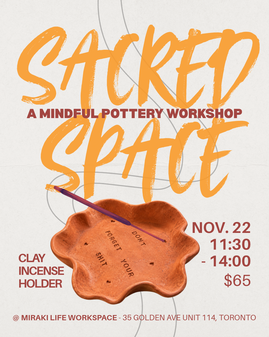 Sacred Space: A Mindful Pottery Workshop&nbsp;