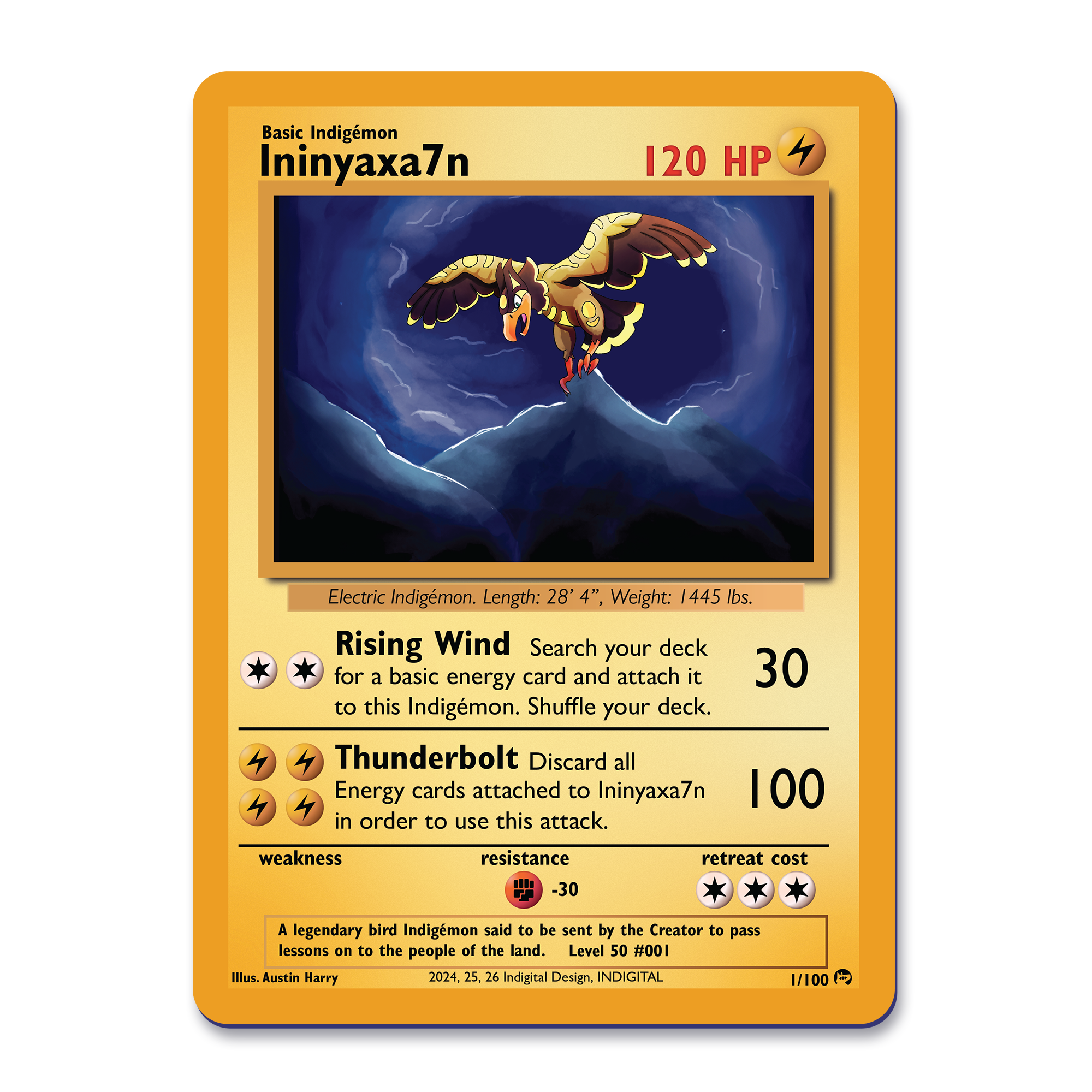 Indigemon Card - Ininyaxa7n