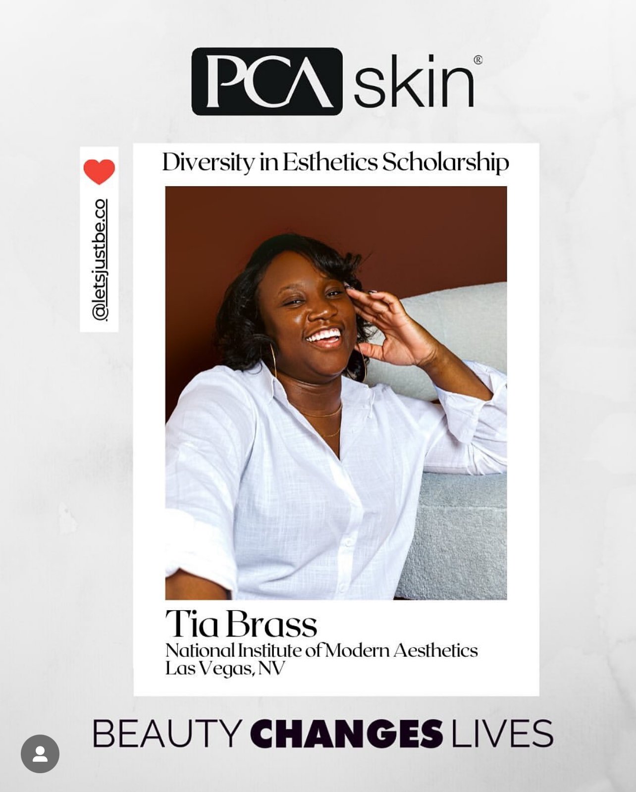 OMG! I WON! — PCA SKIN DIVERSITY IN ESTHETICS SCHOLARSHIP