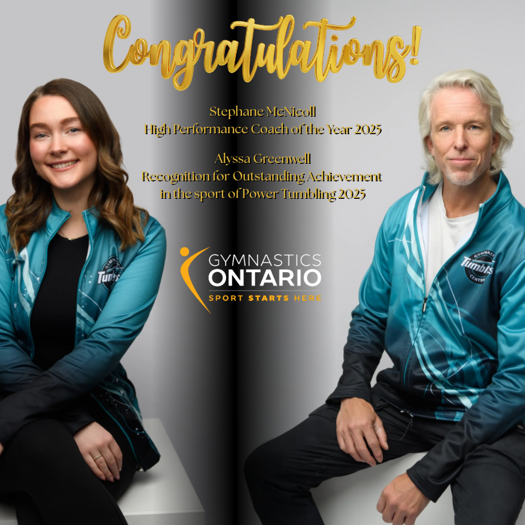 Two for Tumblers: Gymnastics Ontario Recognizes Excellence