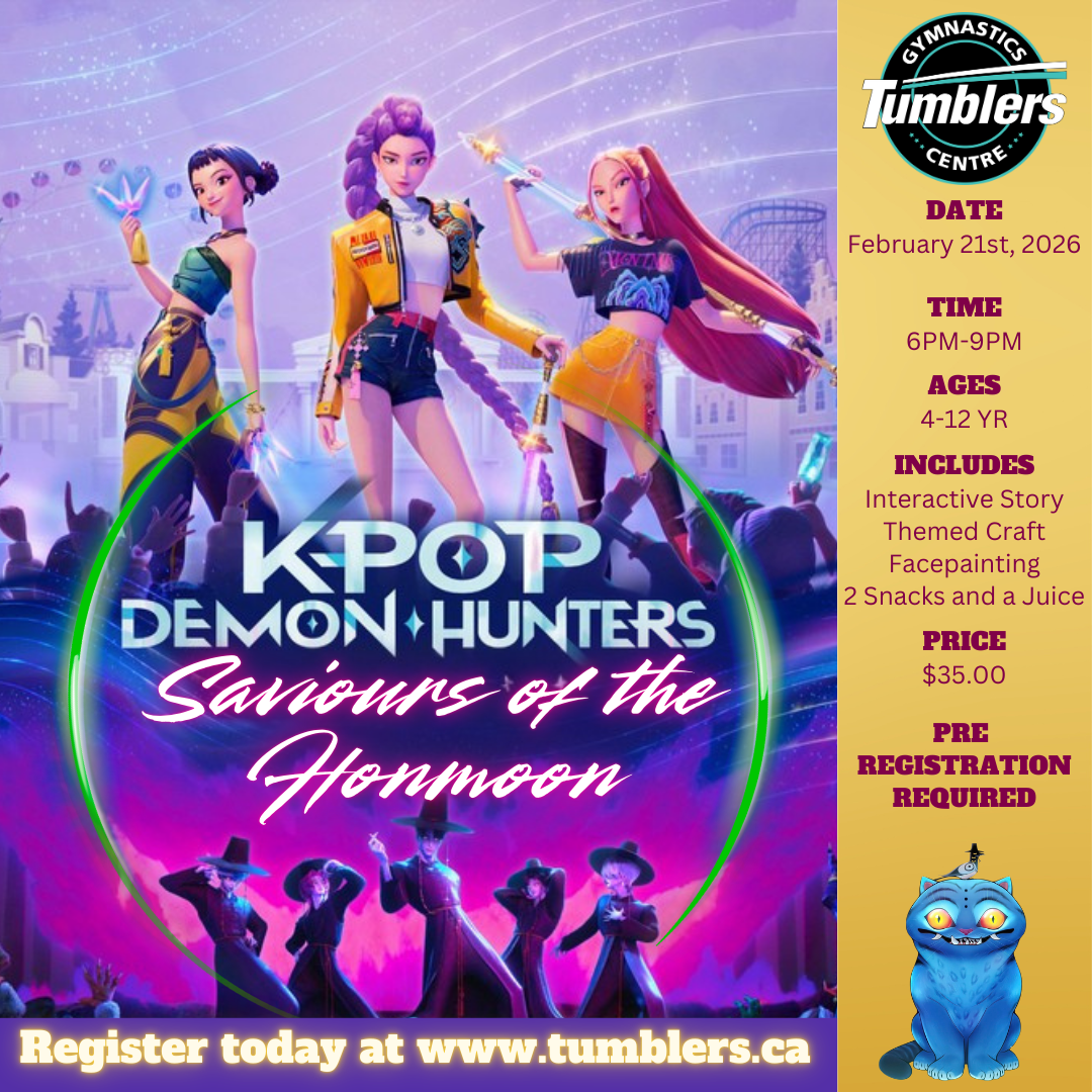 K Pop Demon Hunters - Interactive Story Event at Tumblers Gymnastics Centre