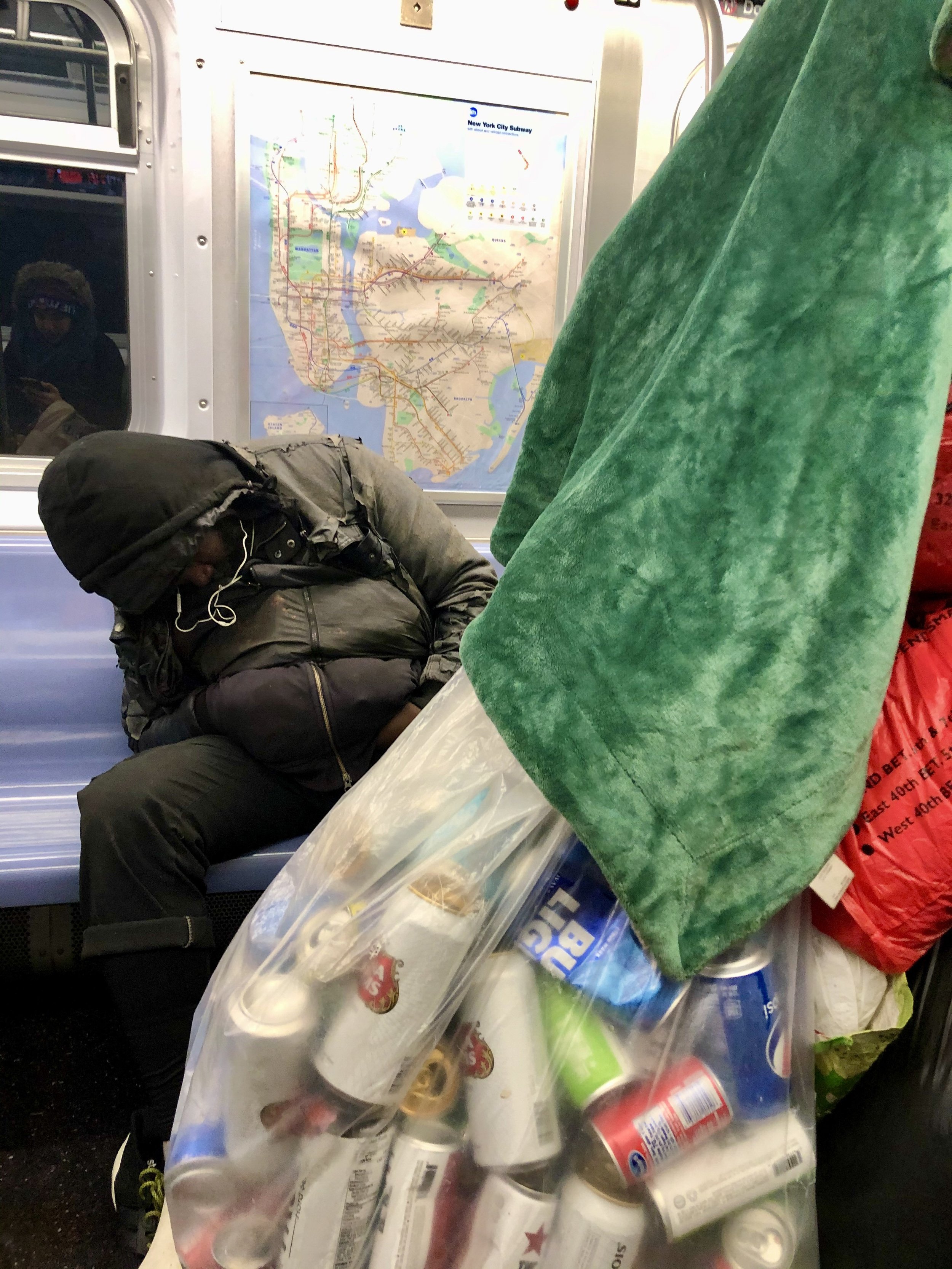 Subway sleeper