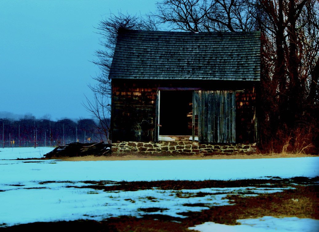 Snowy farm and everyone is gone