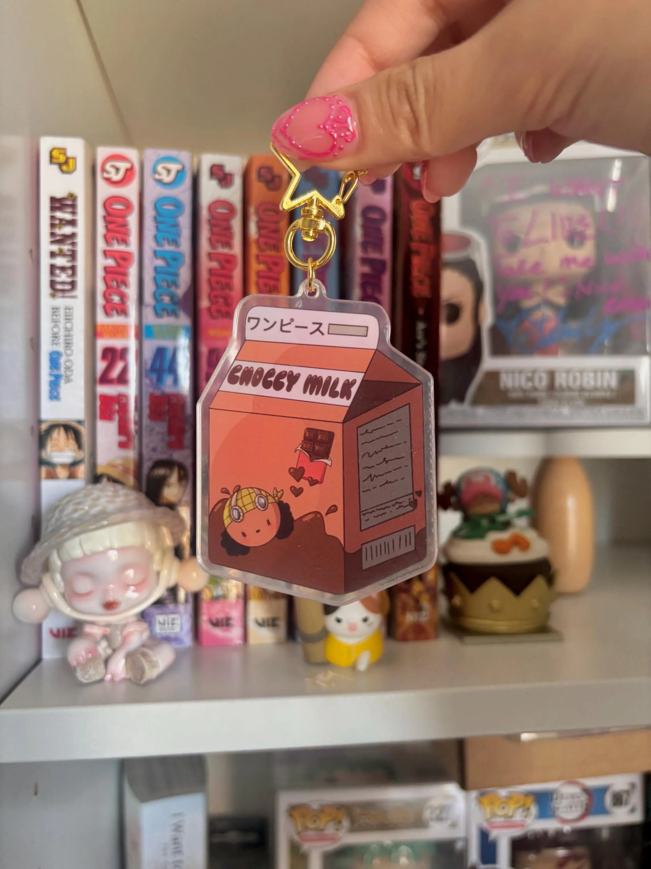 Usopp Choccy Milk keychain