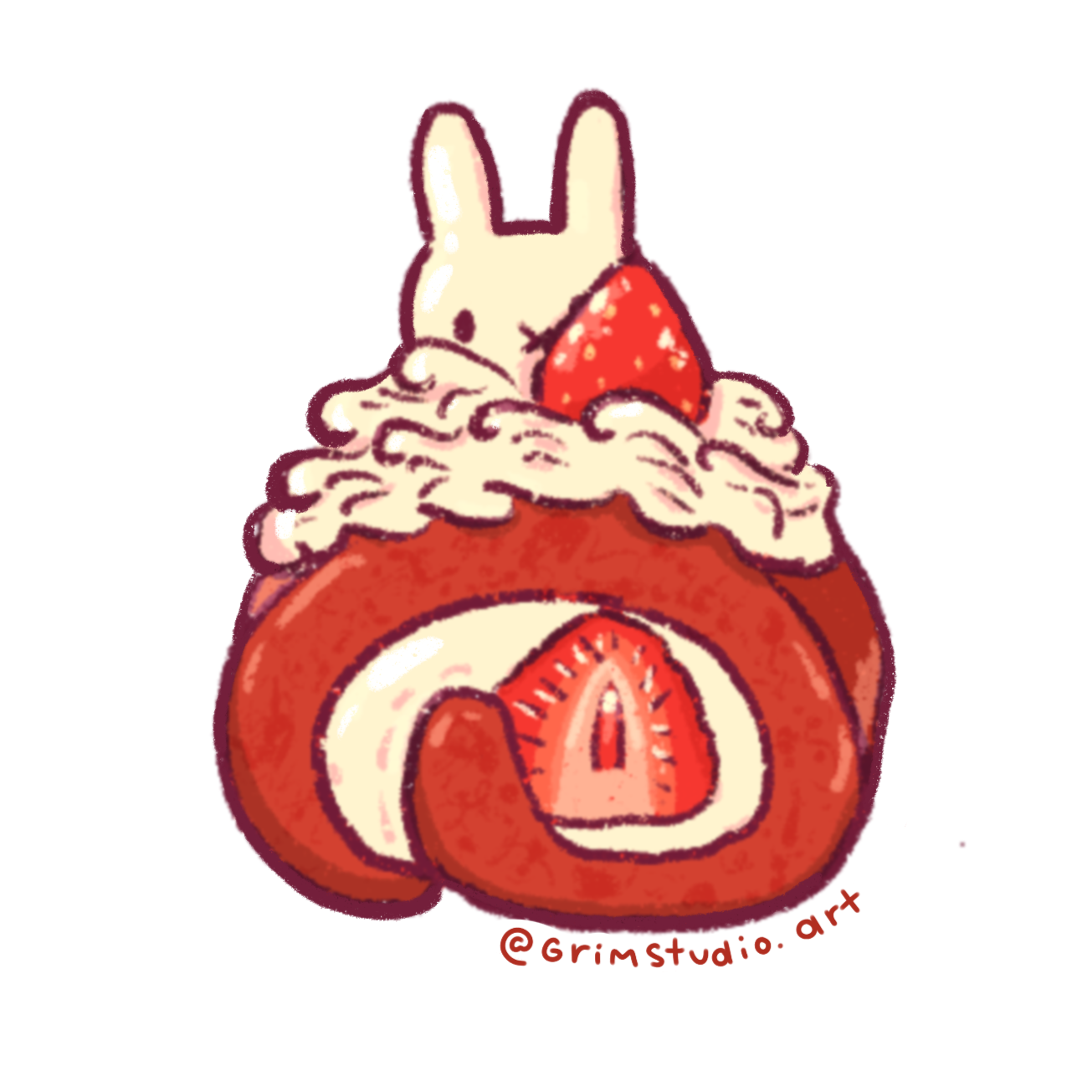 Cake Roll Sticker