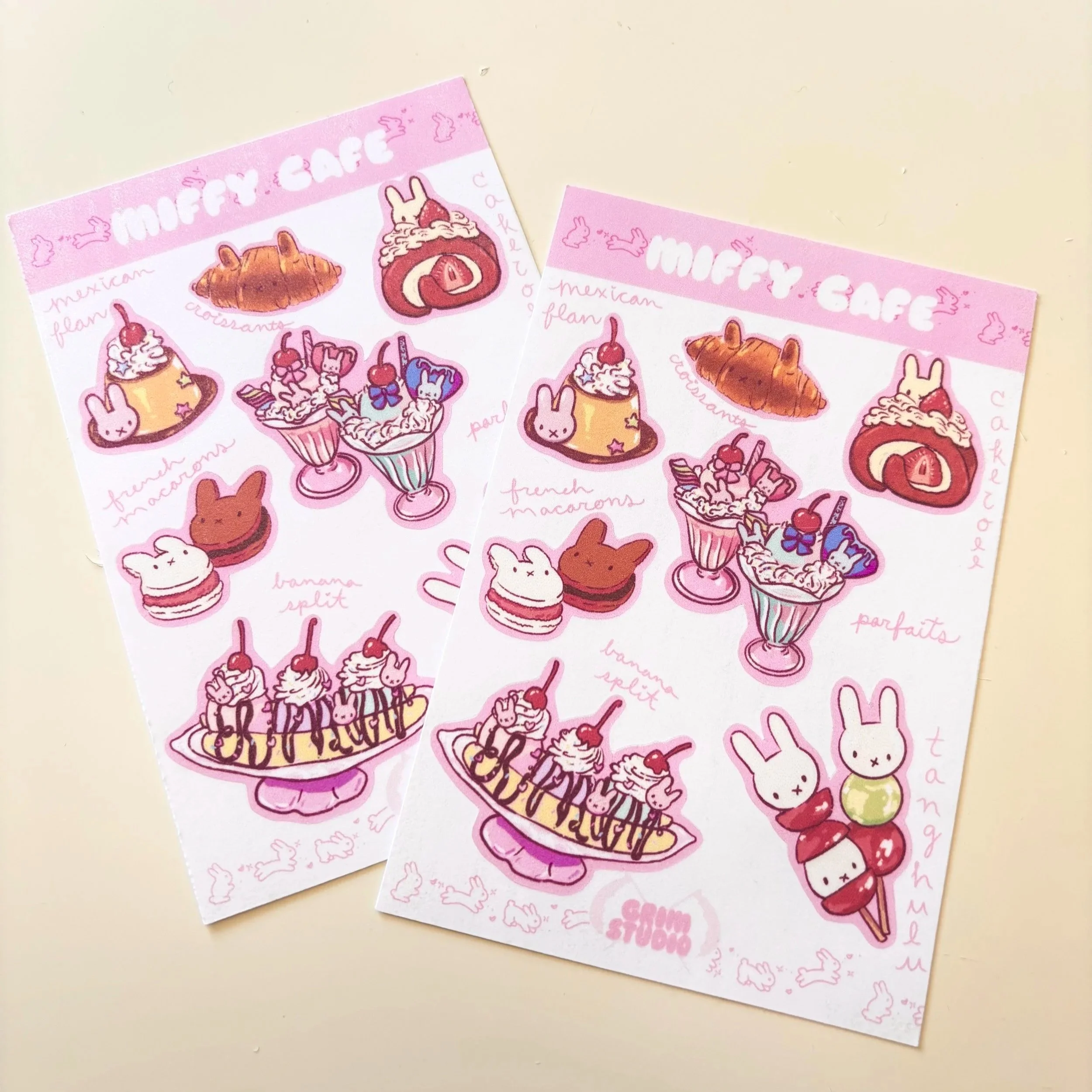 Miffy Cafe Sticker Sheet
