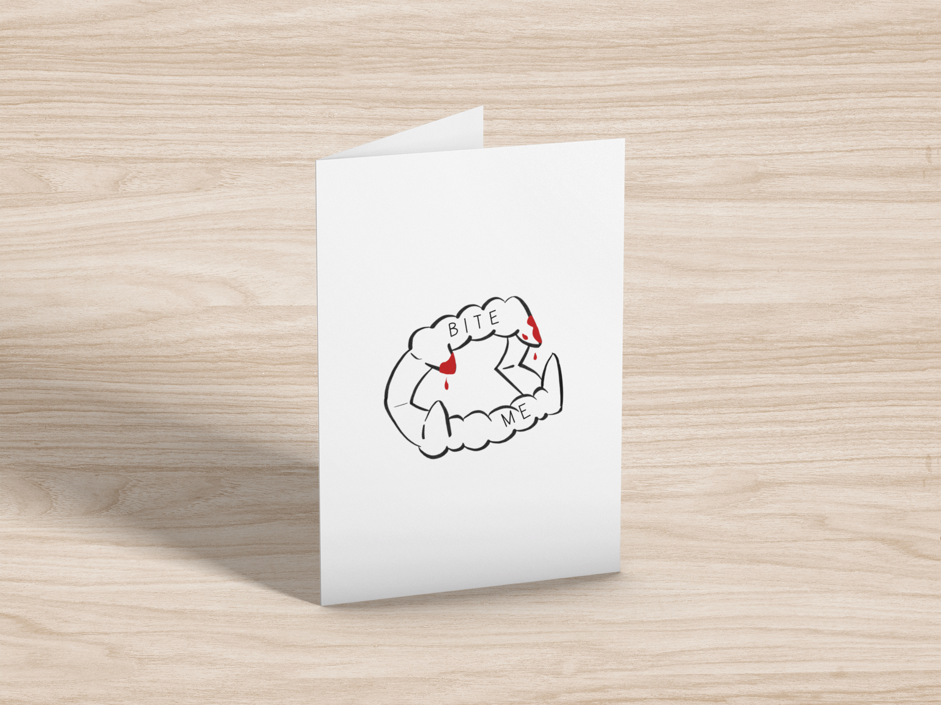 Bite Me Card