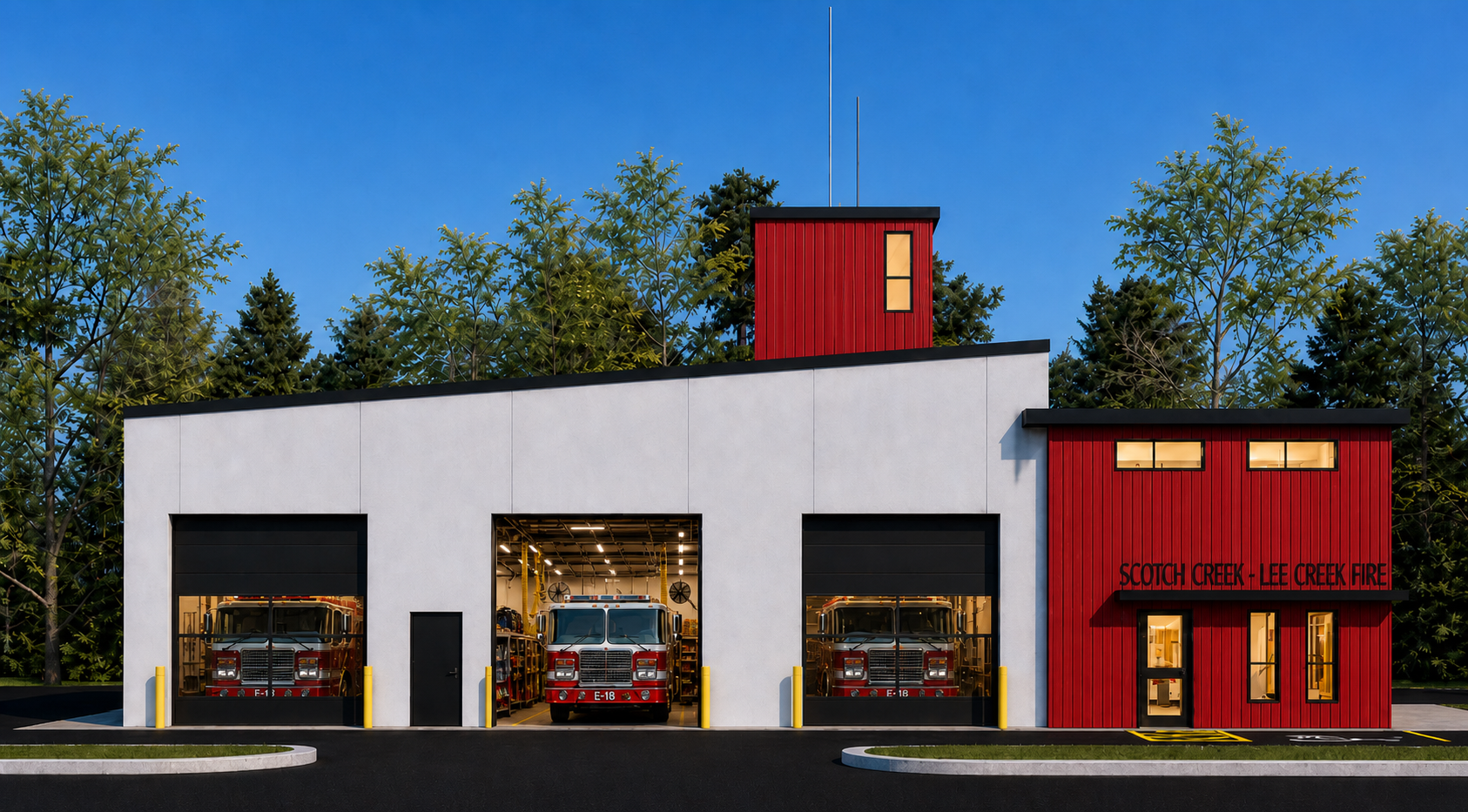 New Fire Hall - Scotch Creek