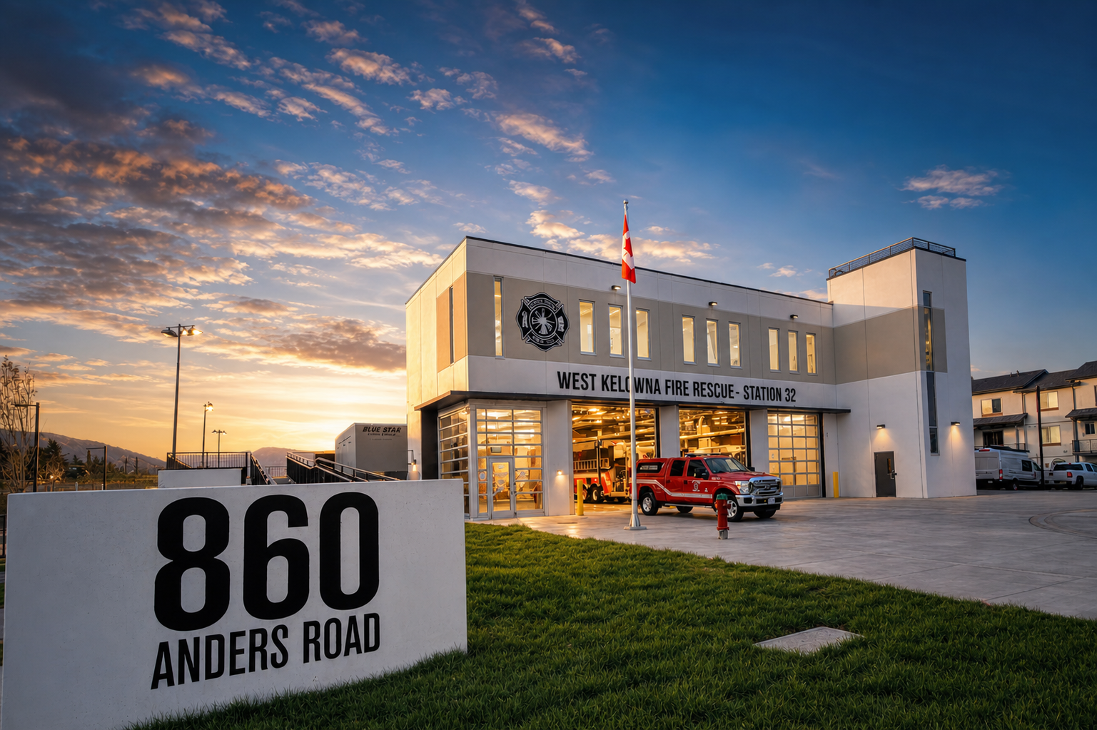 New Fire Hall 32 & Community Center - West Kelowna, BC
