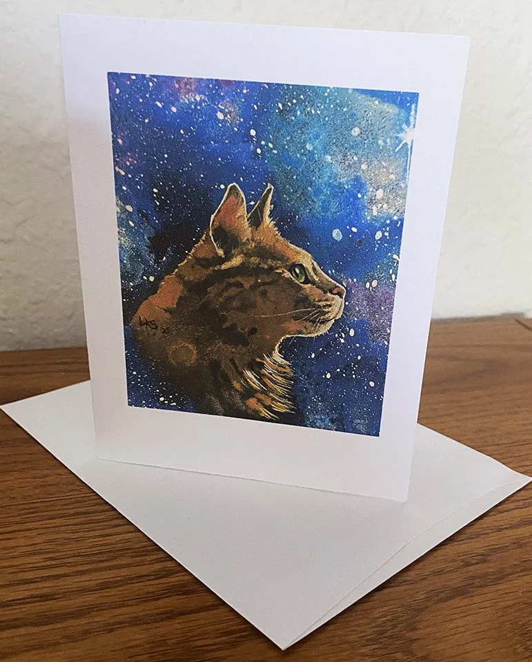 Star Gazer note cards